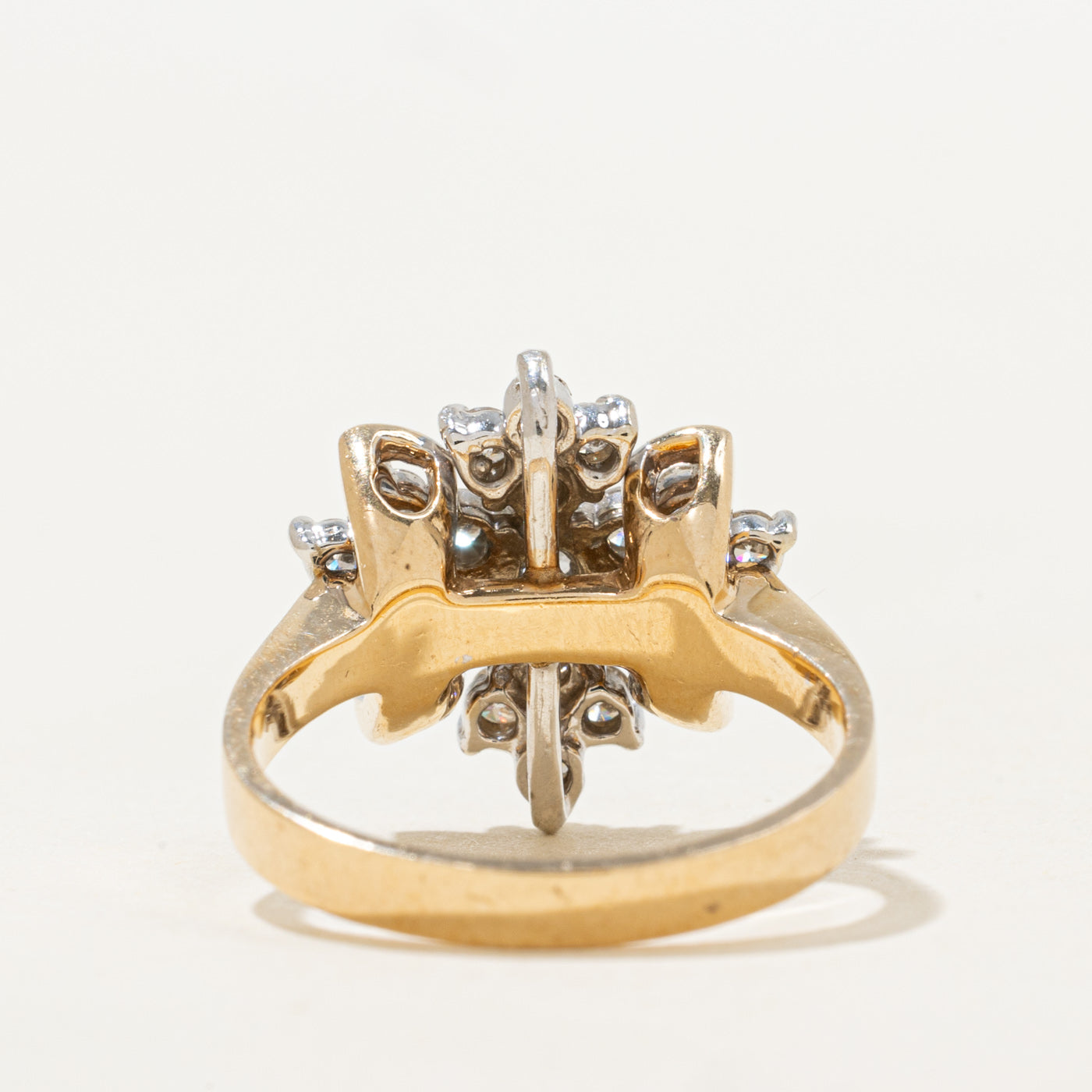 Diamond Cluster Cocktail Ring | 0.80ctw | SZ 5.75