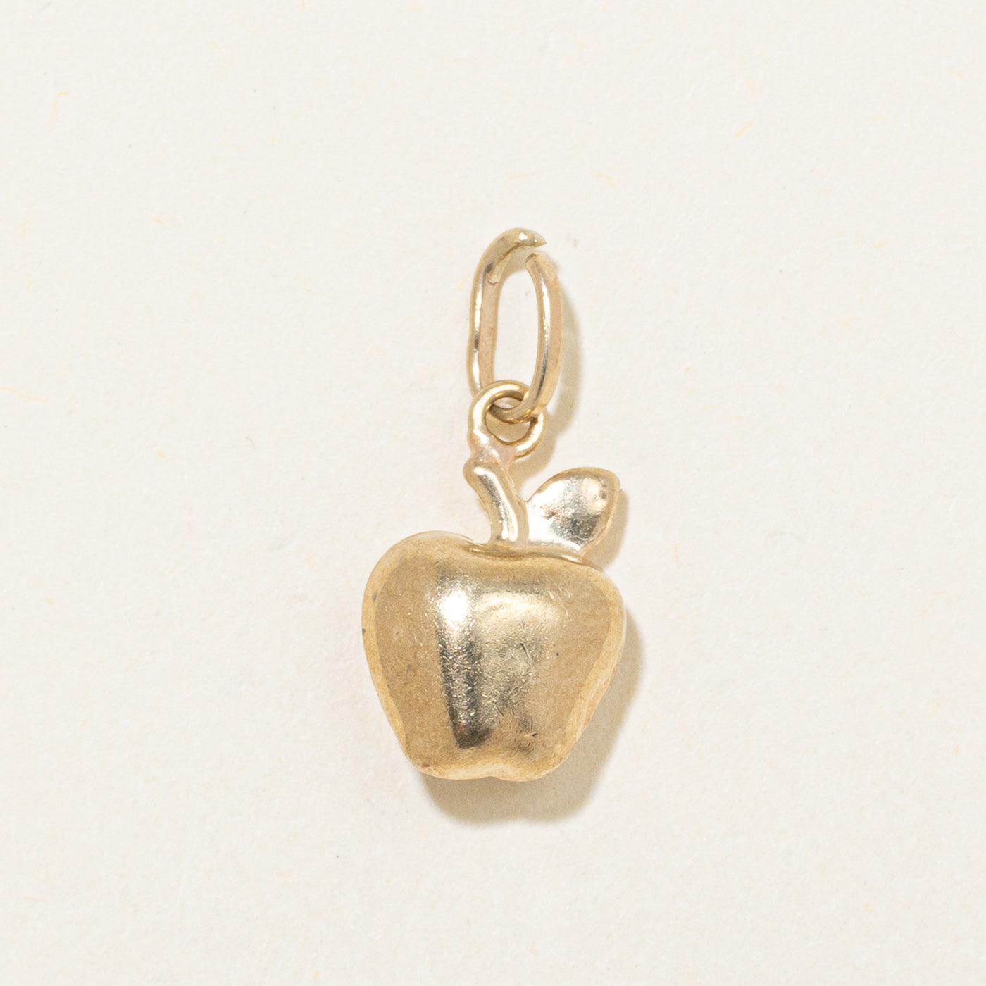 9k Yellow Gold Apple Charm