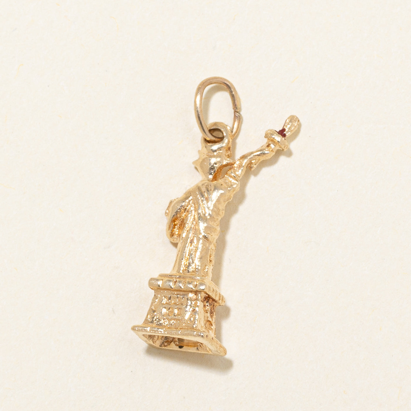 14k Yellow Gold Statue of Liberty Charm