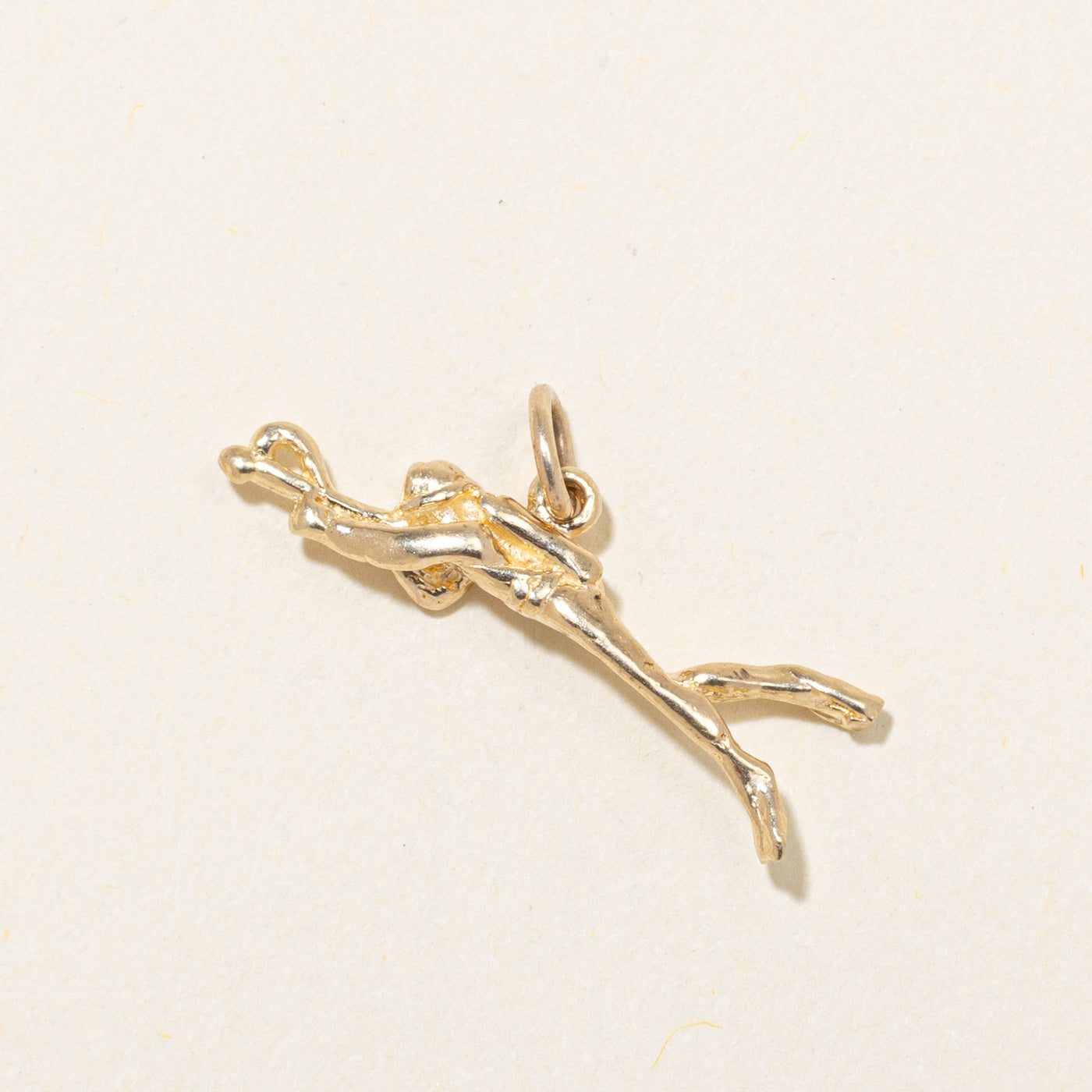 10k Yellow Gold Scuba Diver Charm