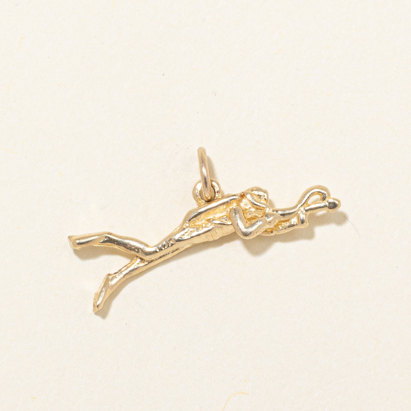 10k Yellow Gold Scuba Diver Charm