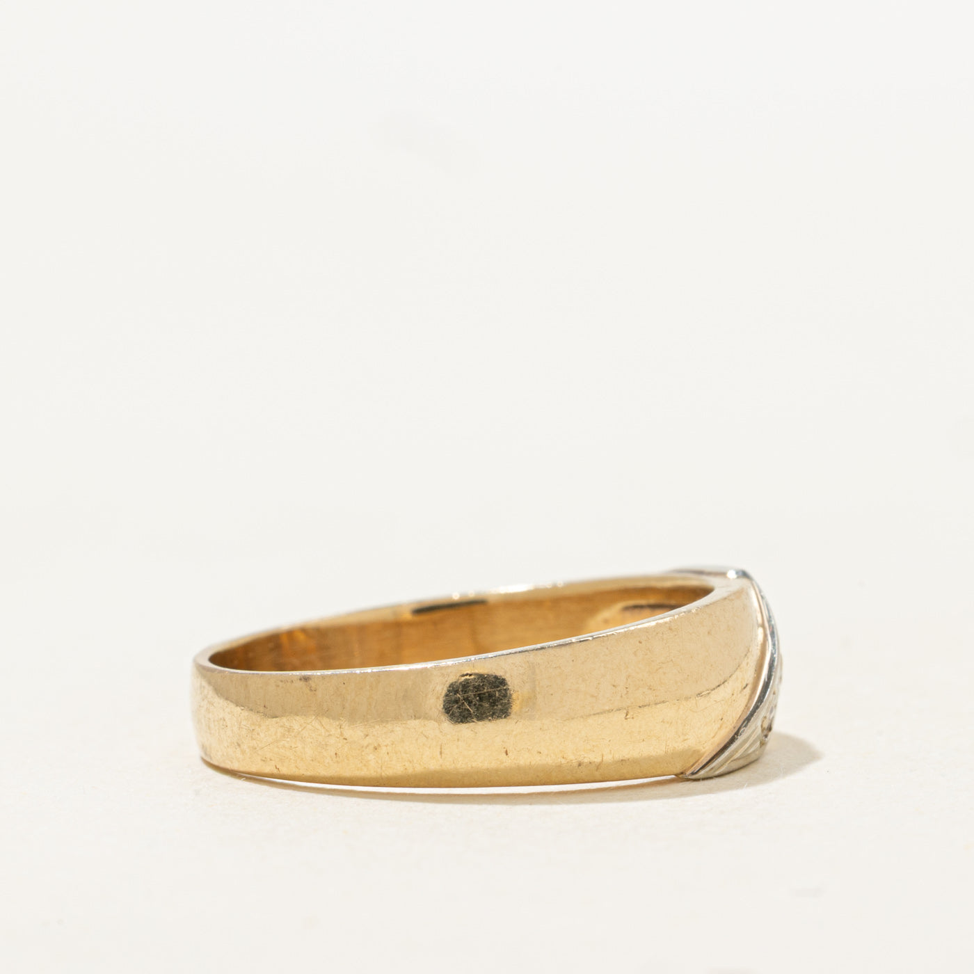 Diagonal Set Diamond Band | 0.05ctw | SZ 8