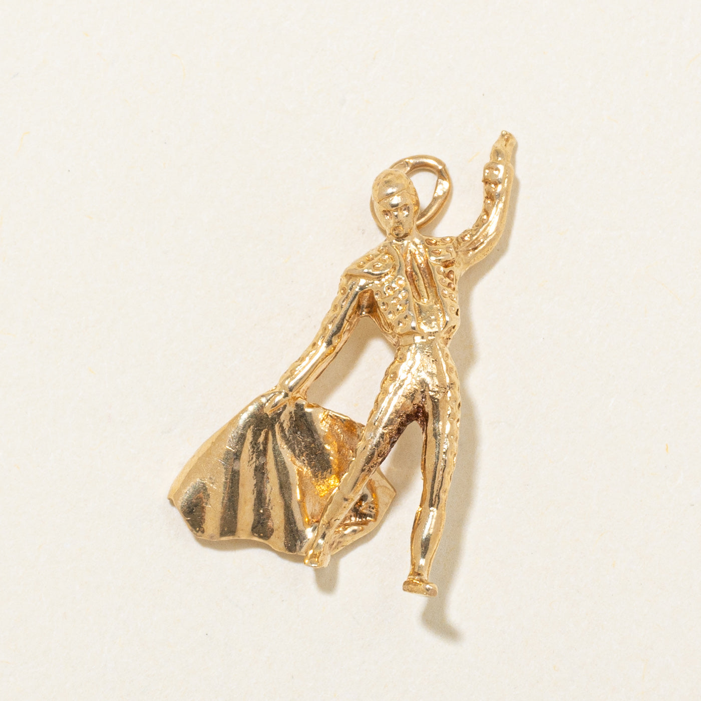 18k Yellow Gold Matador Charm