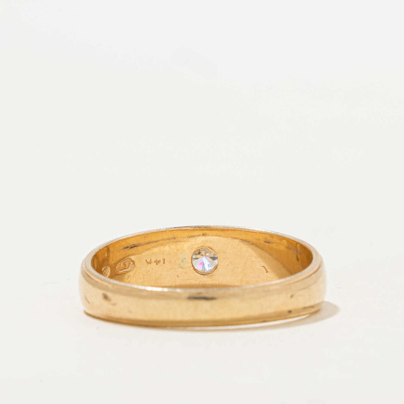 Vintage Canadian High Set Diamond Ring | 0.39ctw | SZ 10.25