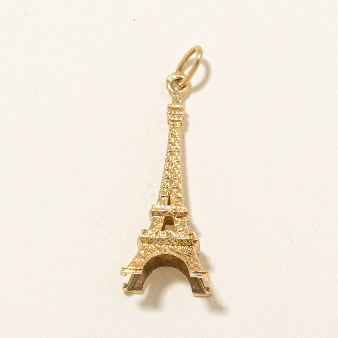 20k Yellow Gold Eiffel Tower Charm