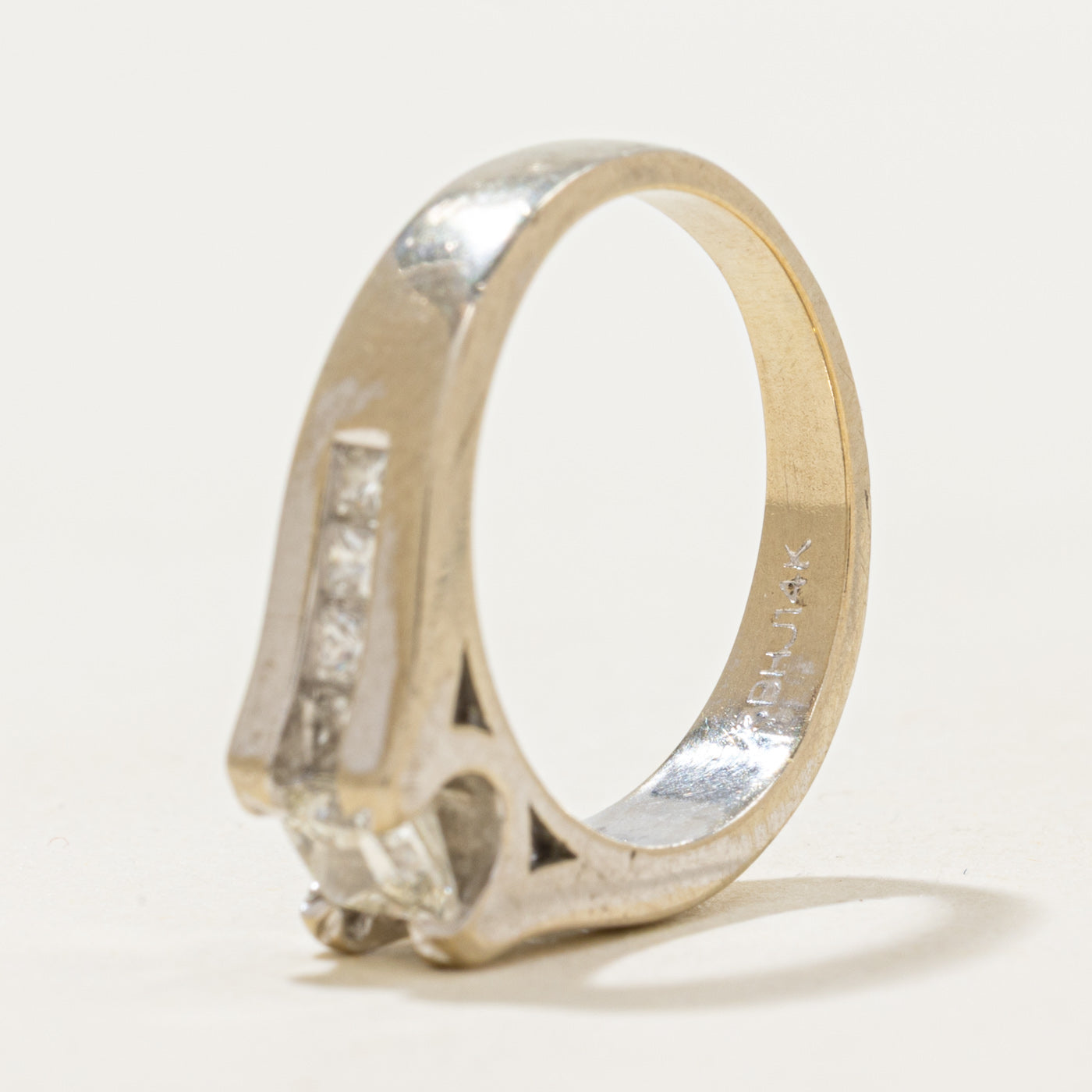 Princess Cut Diamond Engagement Ring | 0.88ctw | SZ 4.75