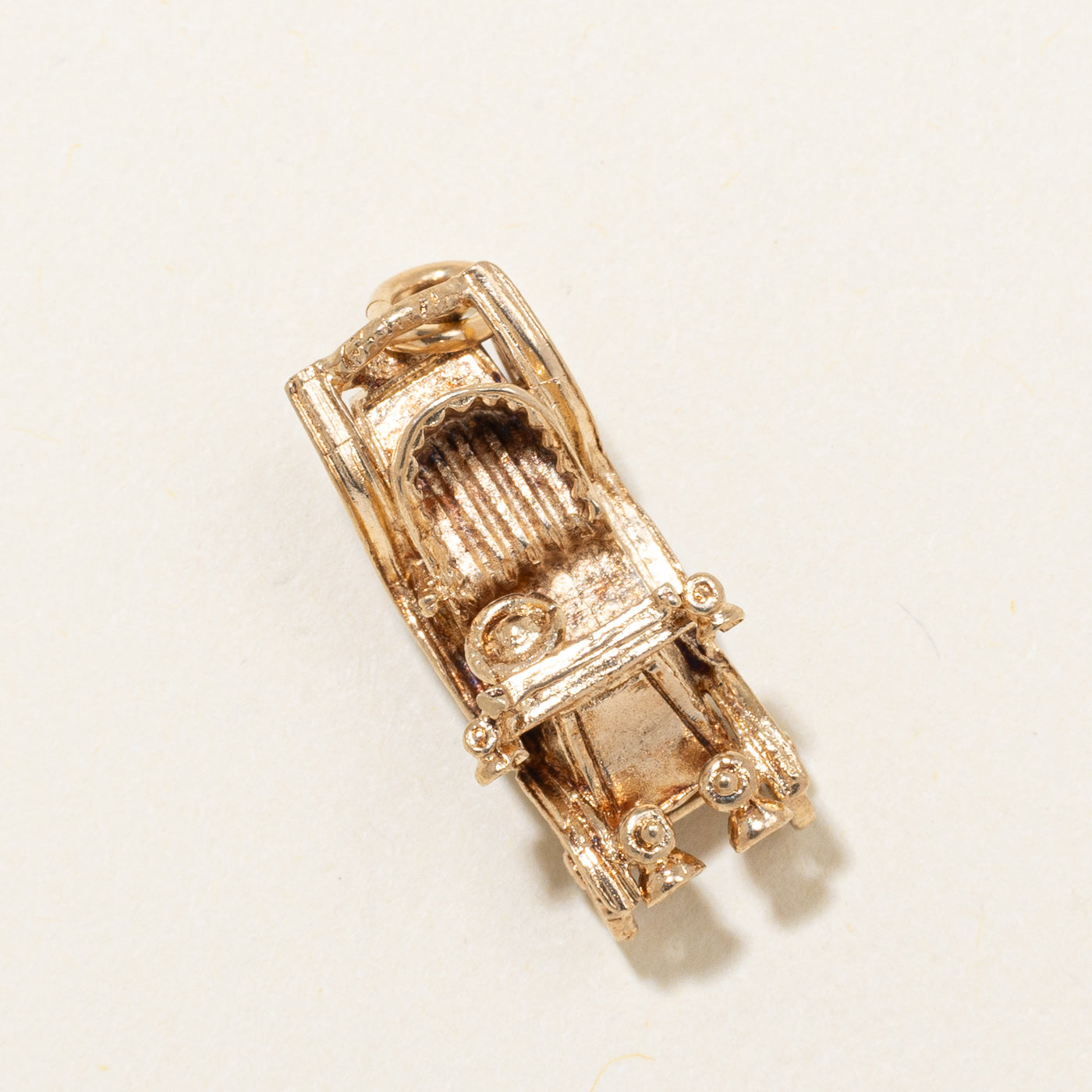 1971 London 9k Yellow Gold Vintage Car Charm