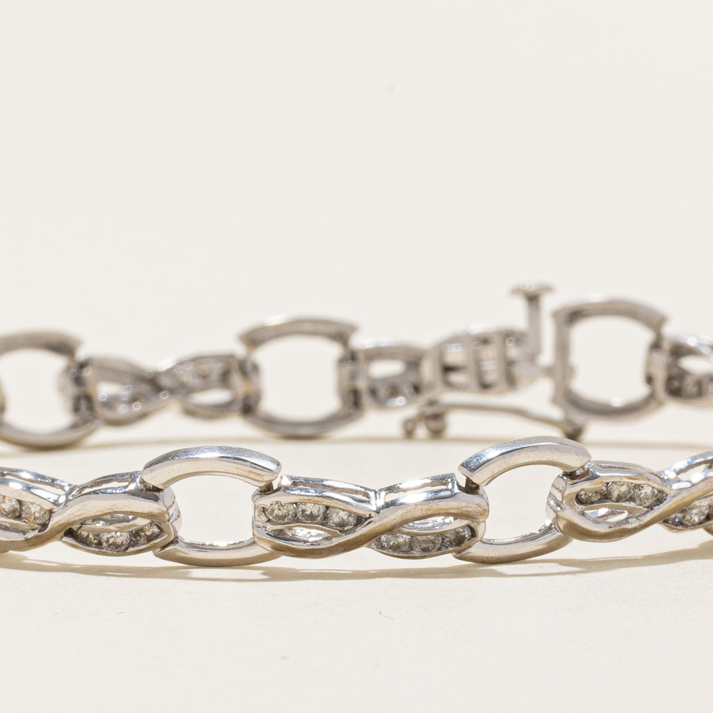 Diamond Chain Link Bracelet | 1.32ctw | 8''|