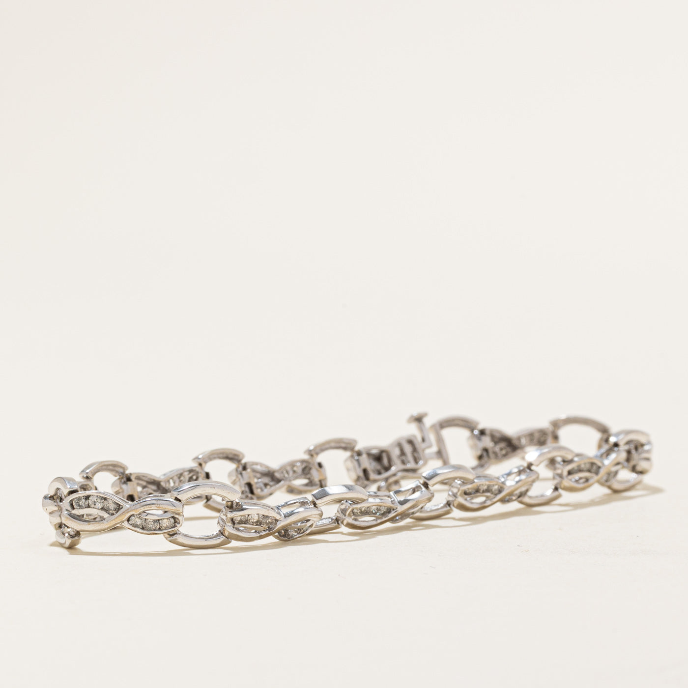 Diamond Chain Link Bracelet | 1.32ctw | 8''|