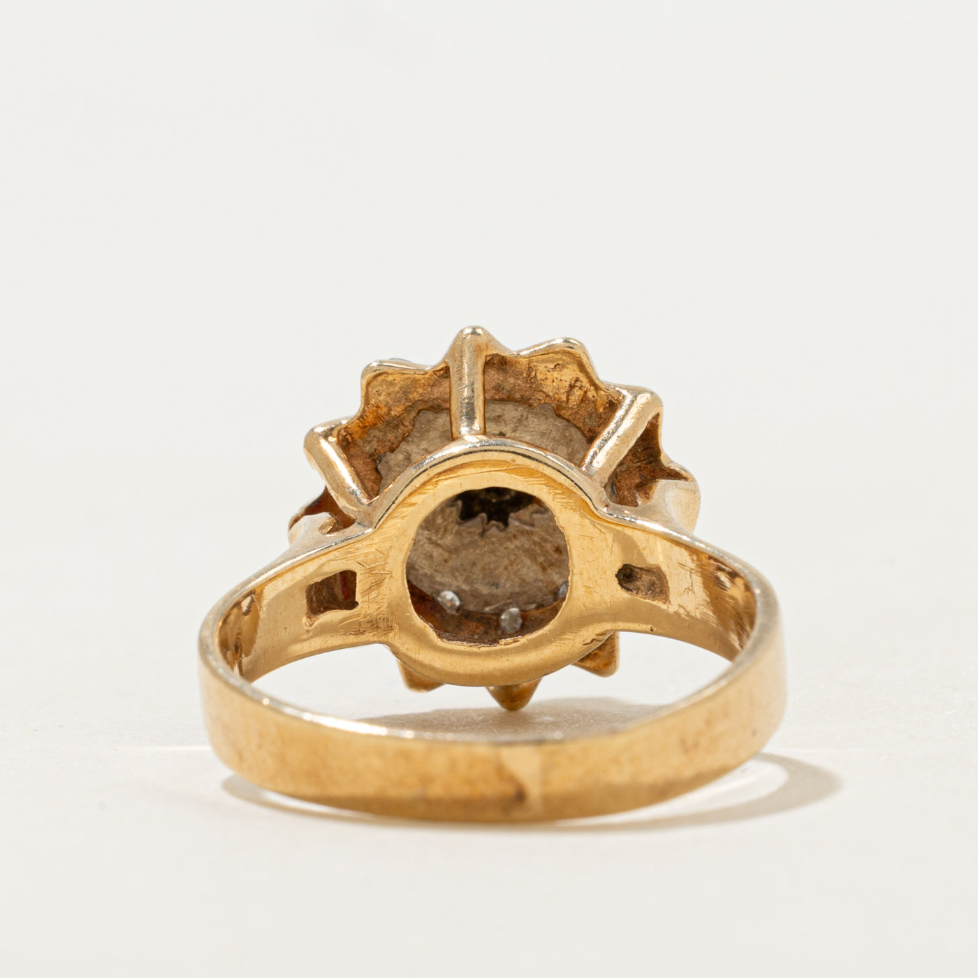 Diamond Cluster Floral Cocktail Ring | 0.25ctw | SZ 5.75