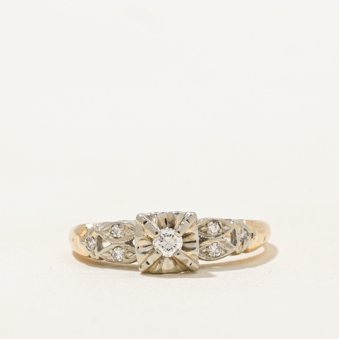 Illusion Set Diamond Ring | 0.19ctw | SZ 5.75