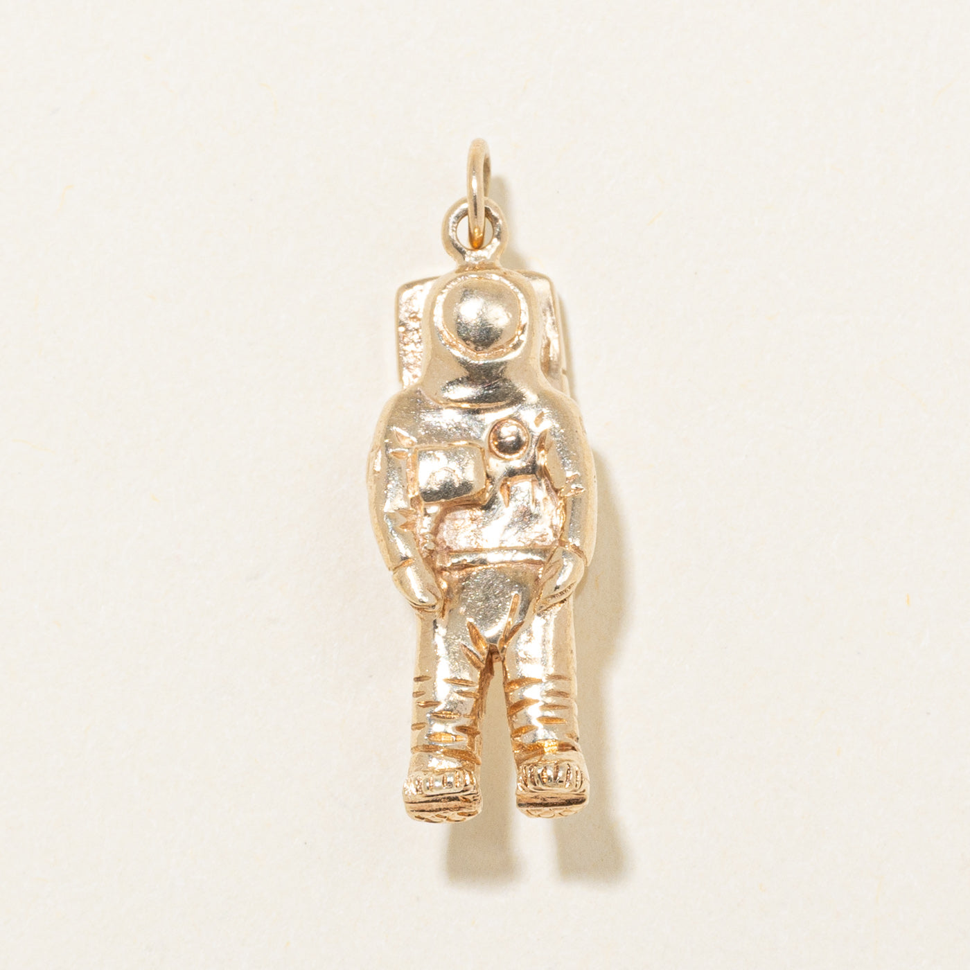 10k Yellow Gold Astronaut Charm