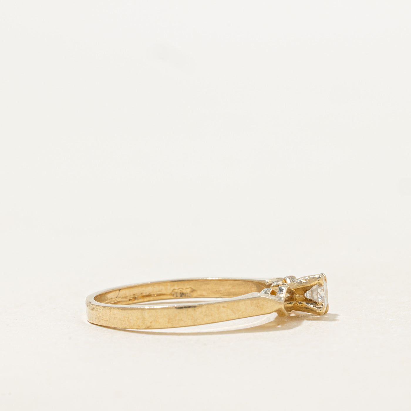 Solitaire Diamond Ring | 0.12ct | SZ 4