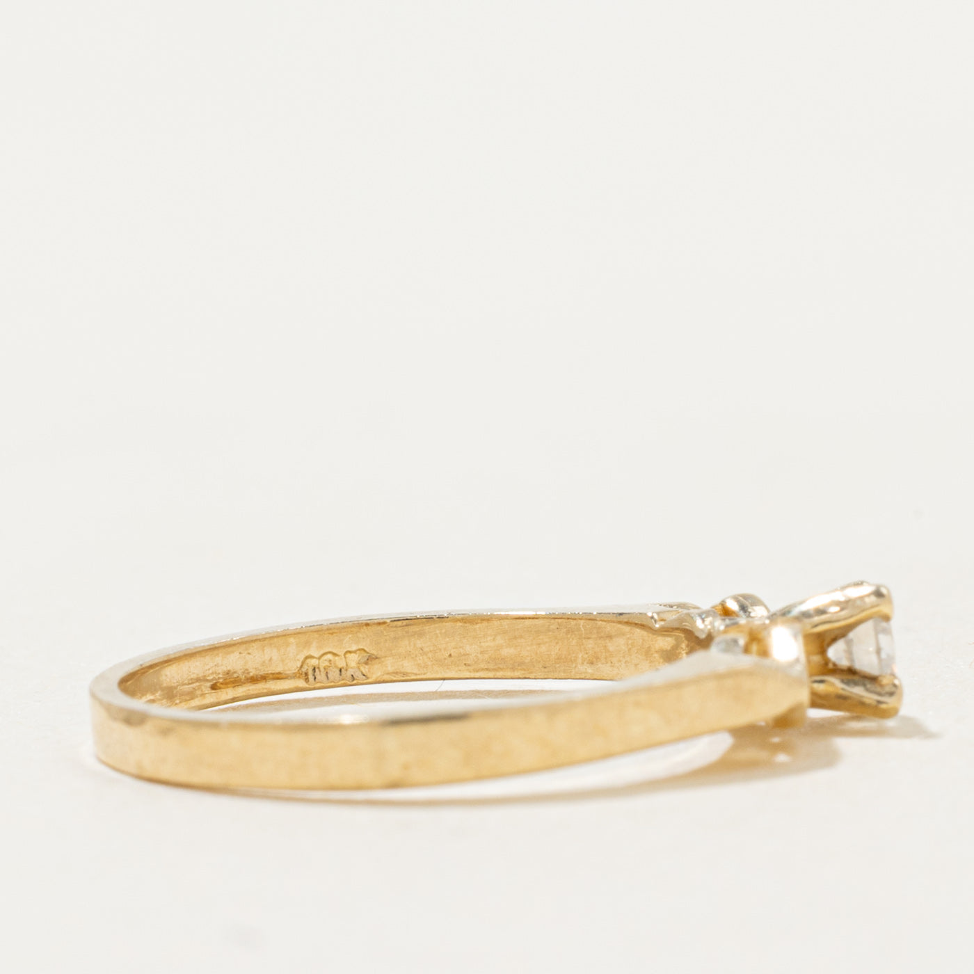 Solitaire Diamond Ring | 0.12ct | SZ 4