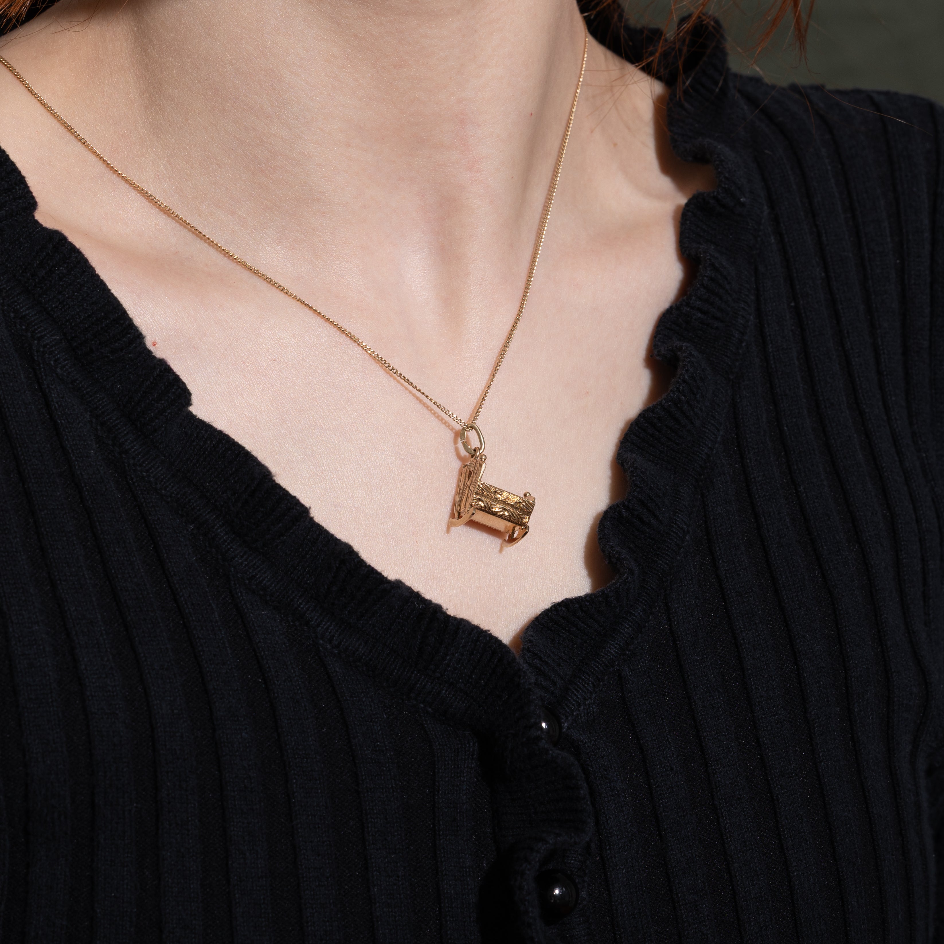 10k Yellow Gold Crib Charm