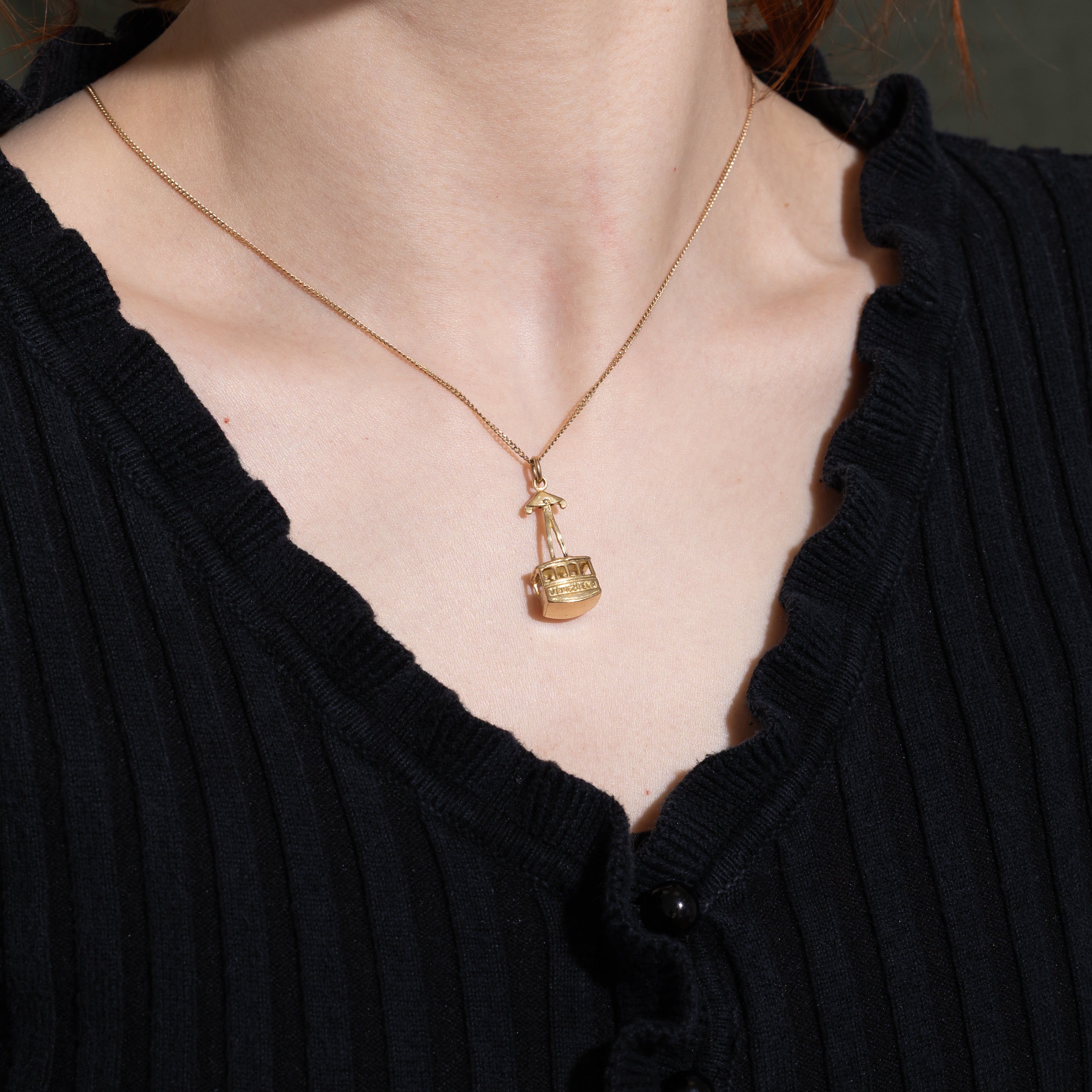 10k Yellow Gold Venezuelan Gondola Charm