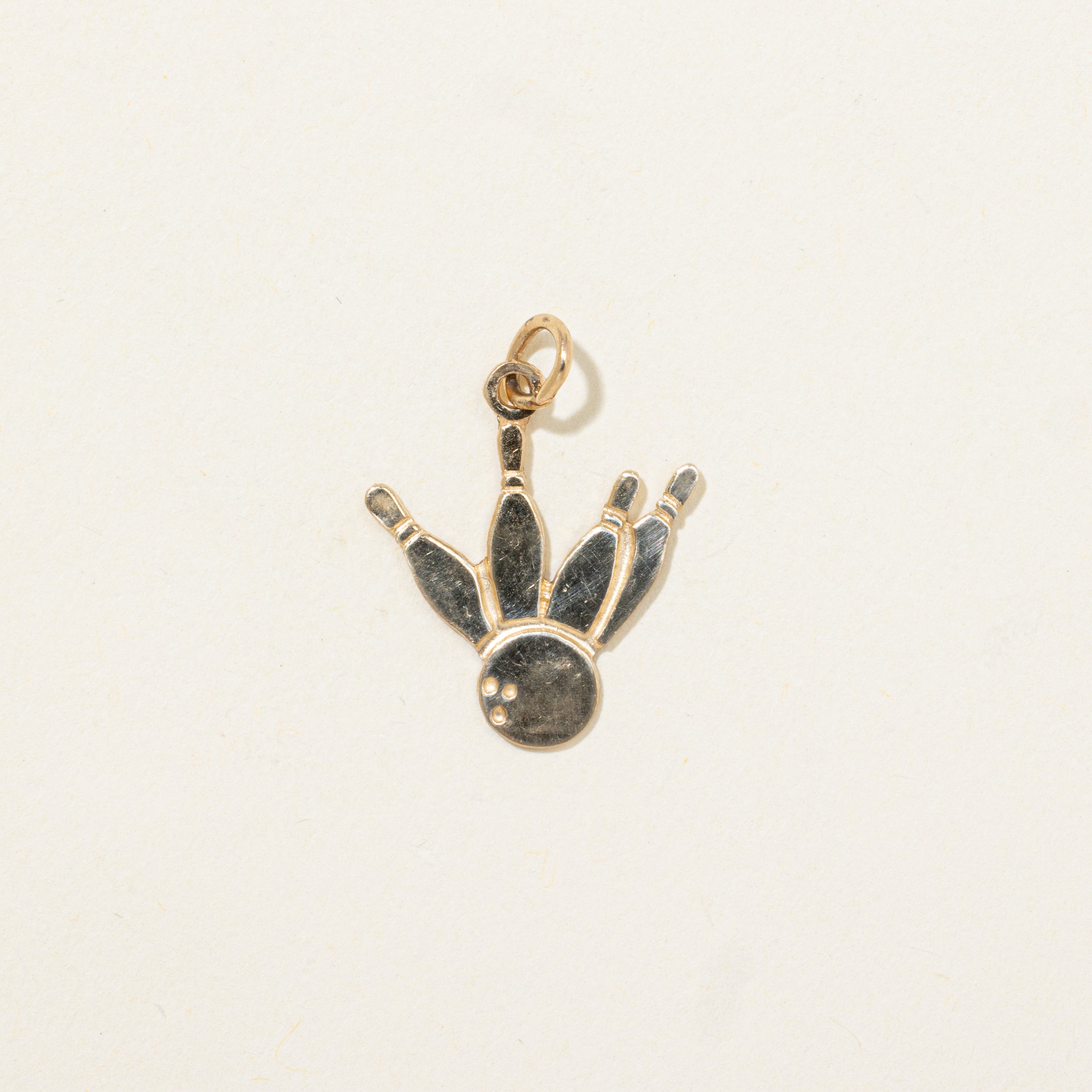 10k Yellow Gold Bowling Charm