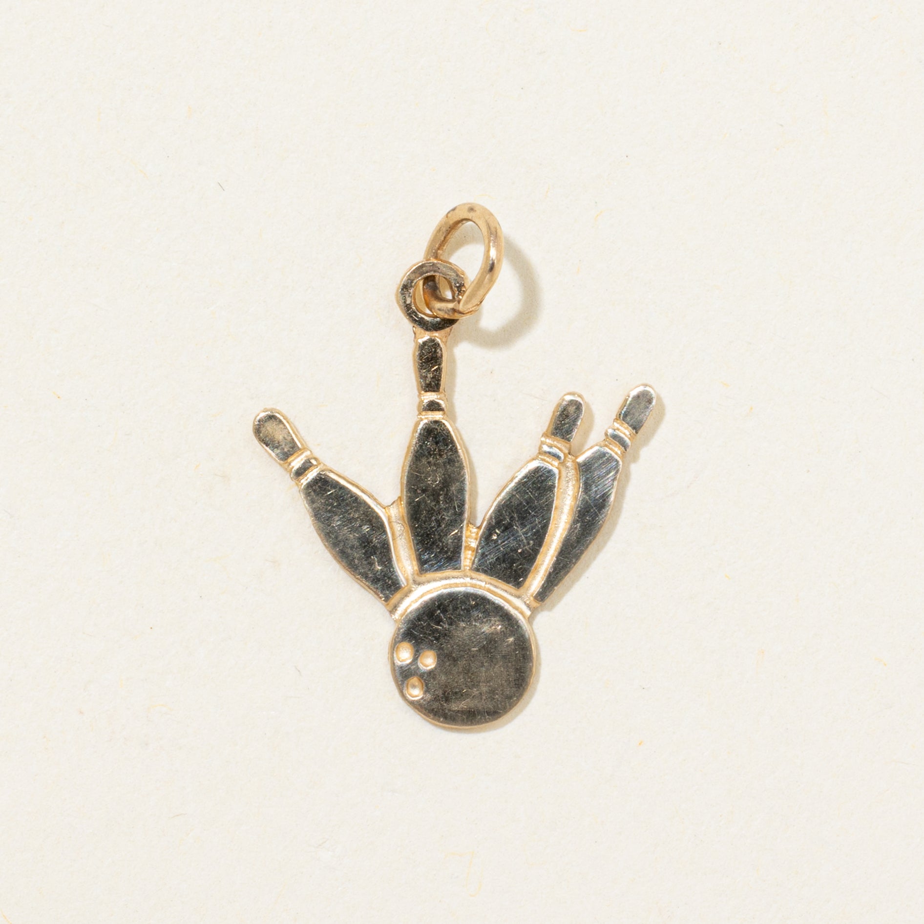 10k Yellow Gold Bowling Charm