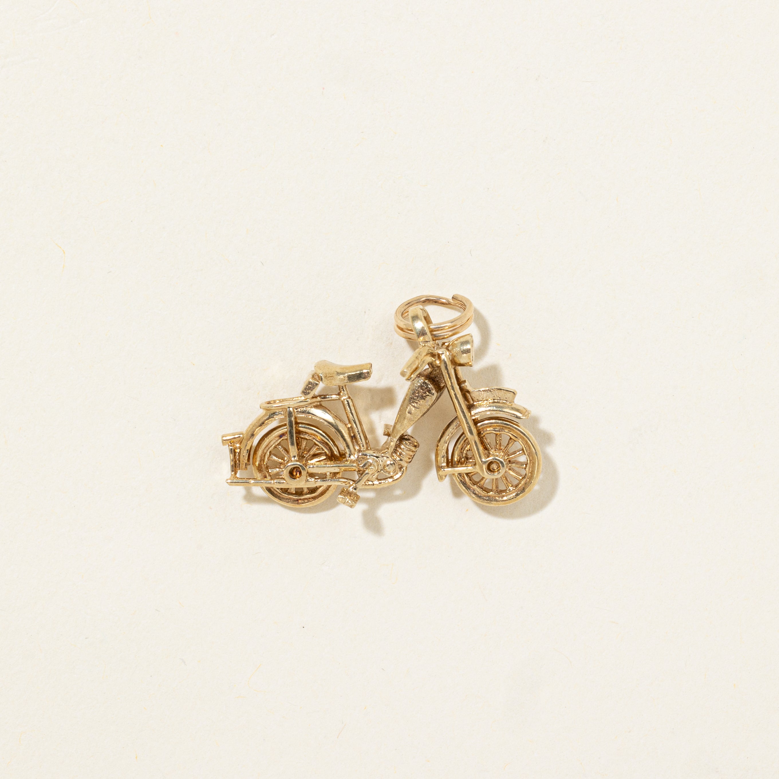 1971 Birmingham 14k Yellow Gold Bicycle Charm