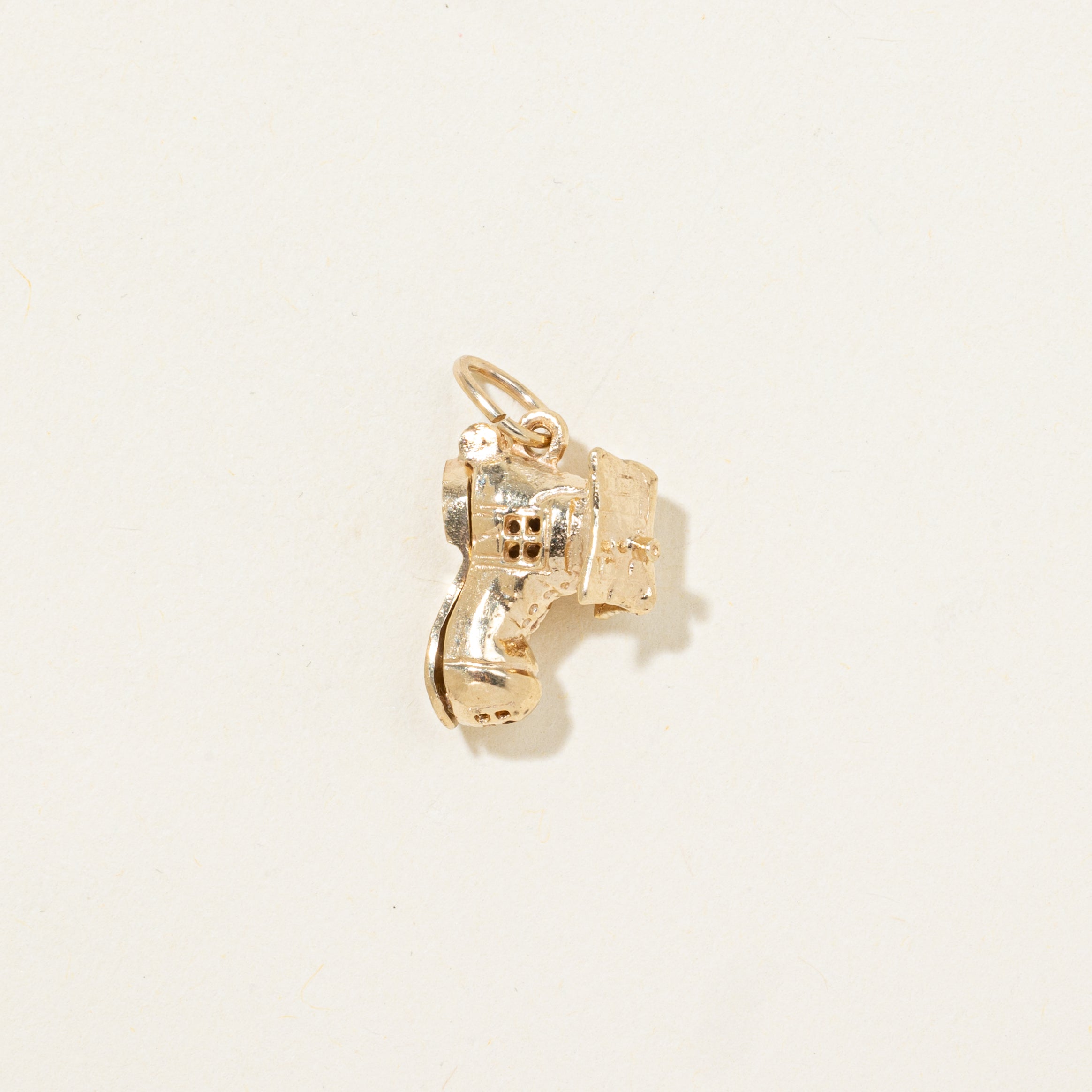 10k Yellow Gold  "There Was an Old Woman Who Lived in a Shoe" Charm