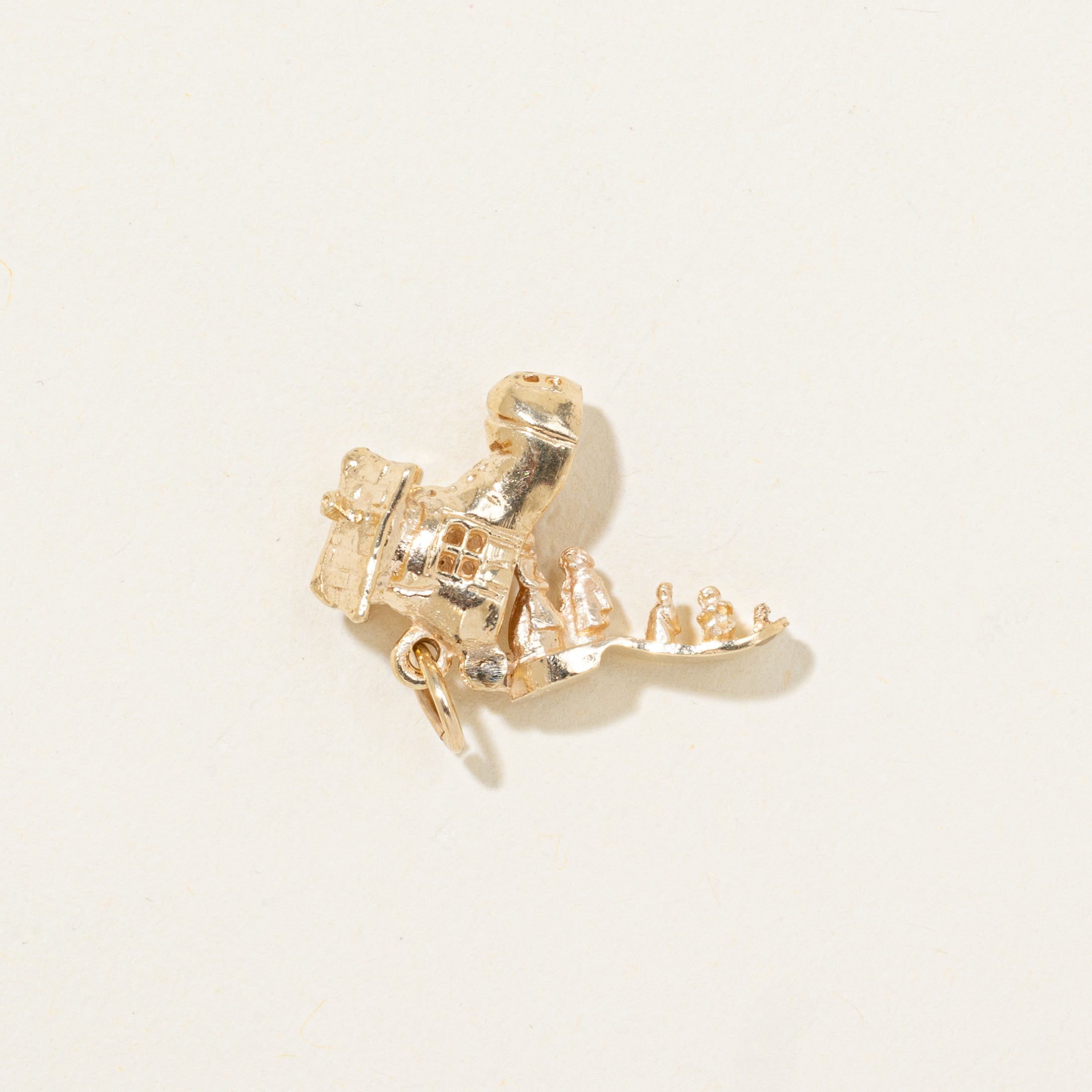 10k Yellow Gold  "There Was an Old Woman Who Lived in a Shoe" Charm