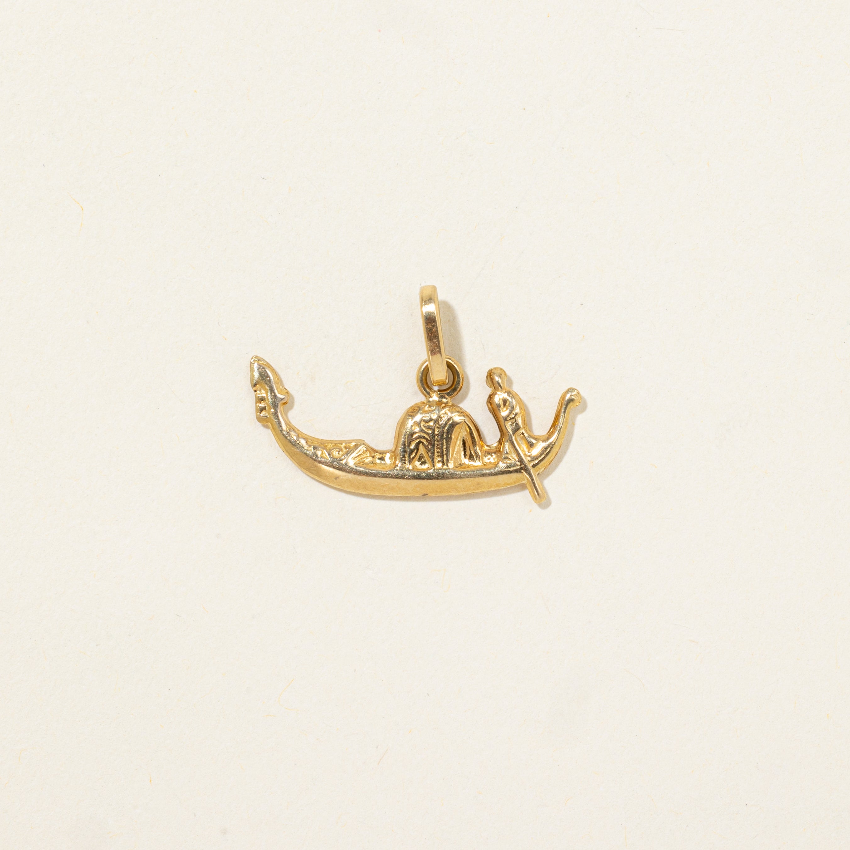 18k Yellow Gold Gondola Charm