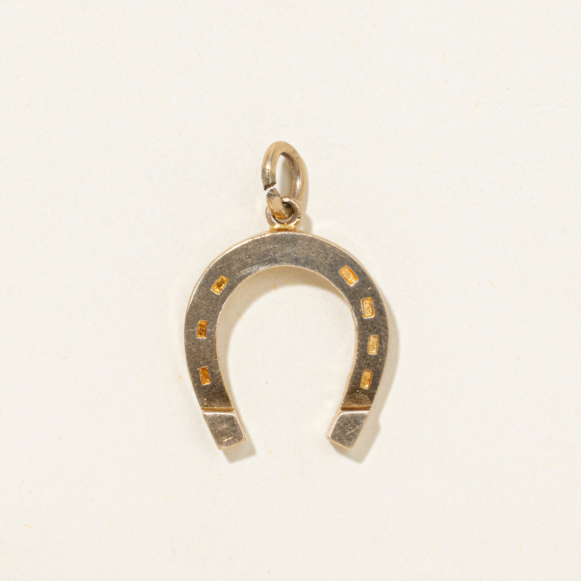 1962 Birmingham 9k Yellow Gold Horseshoe Charm
