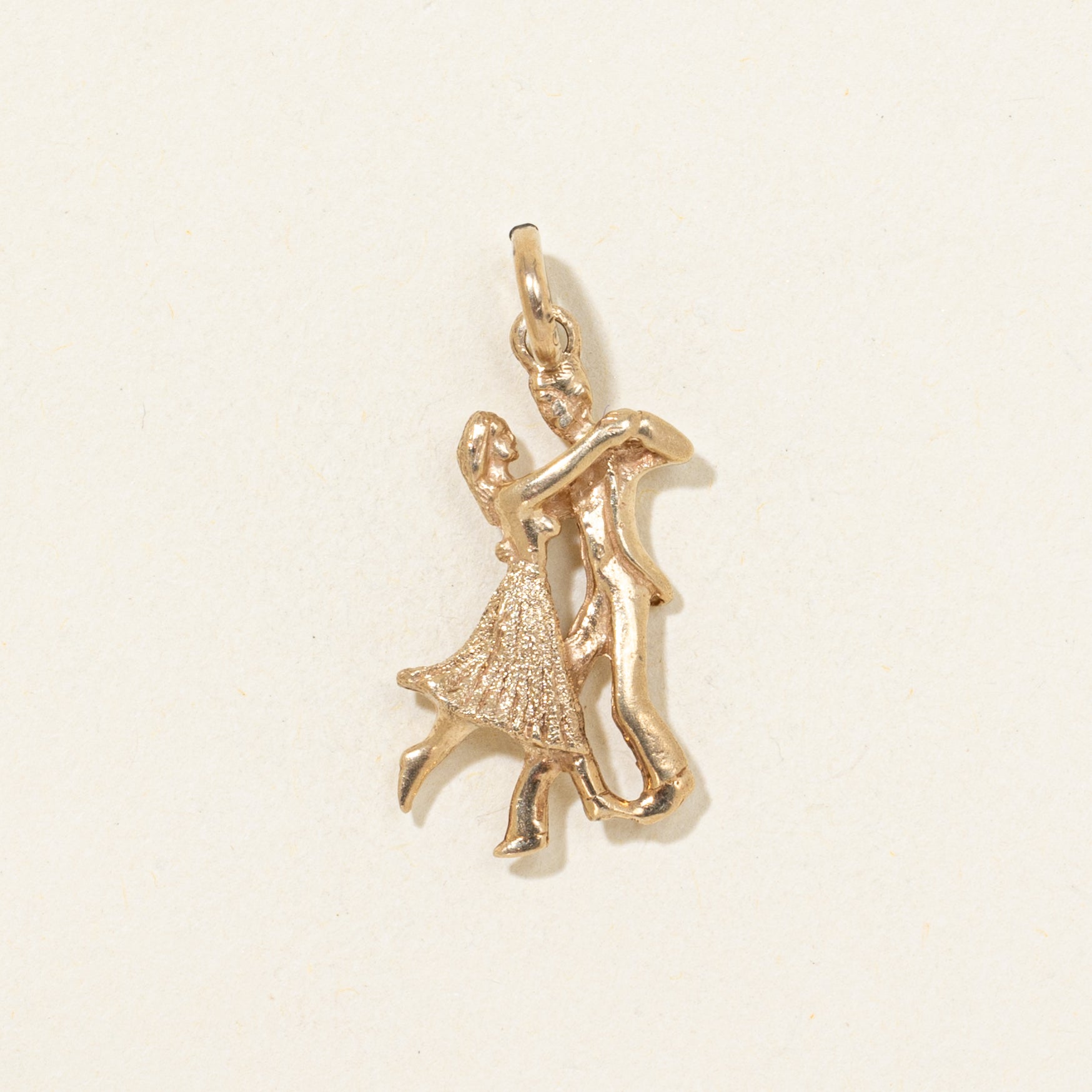 10k Yellow Gold Dancing Couple Charm