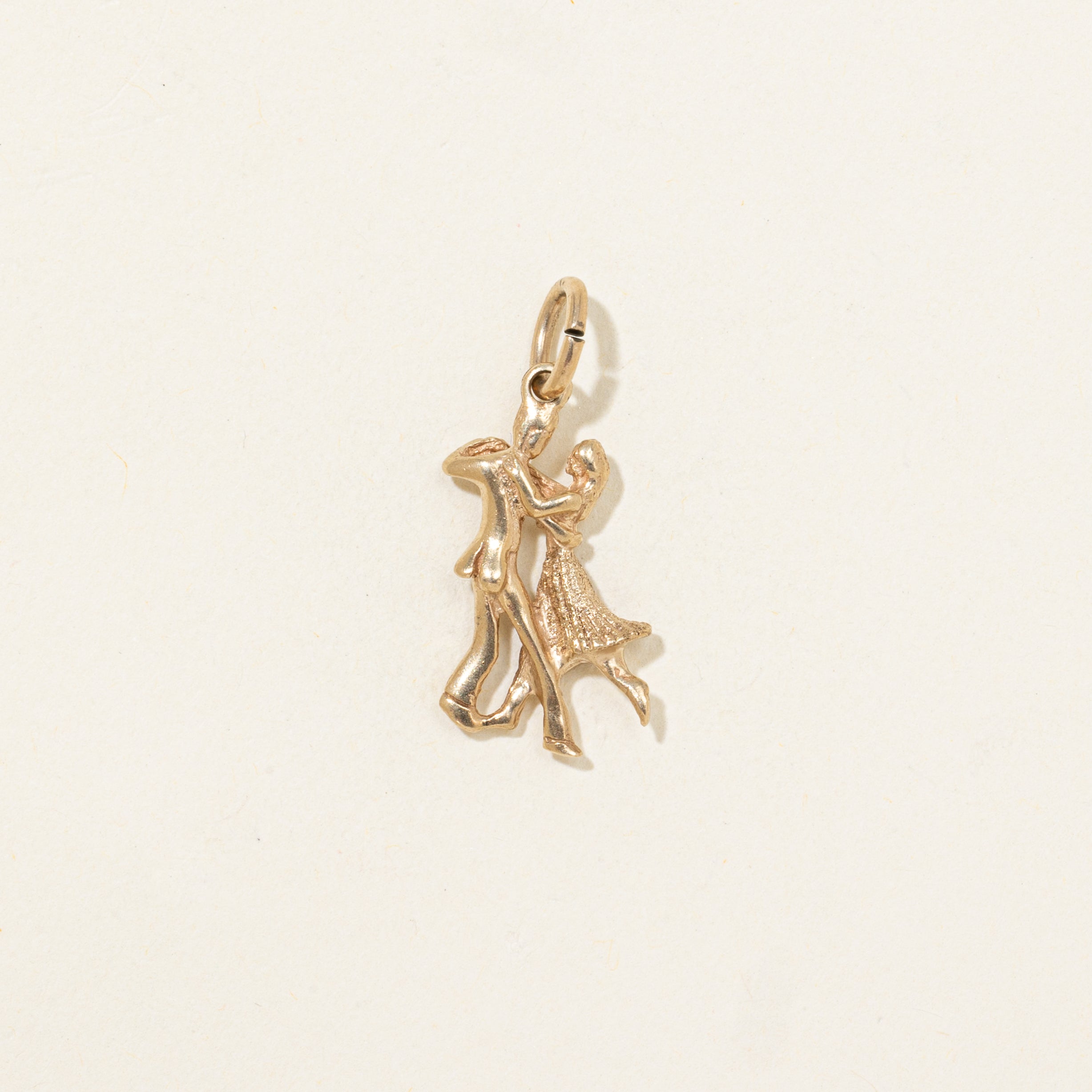 10k Yellow Gold Dancing Couple Charm