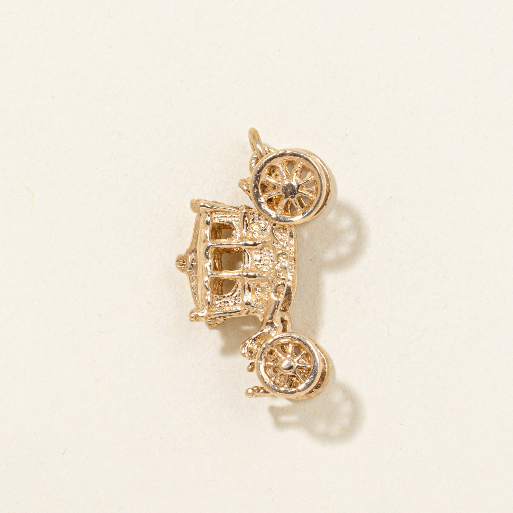 9k Yellow Gold Vintage Car Charm