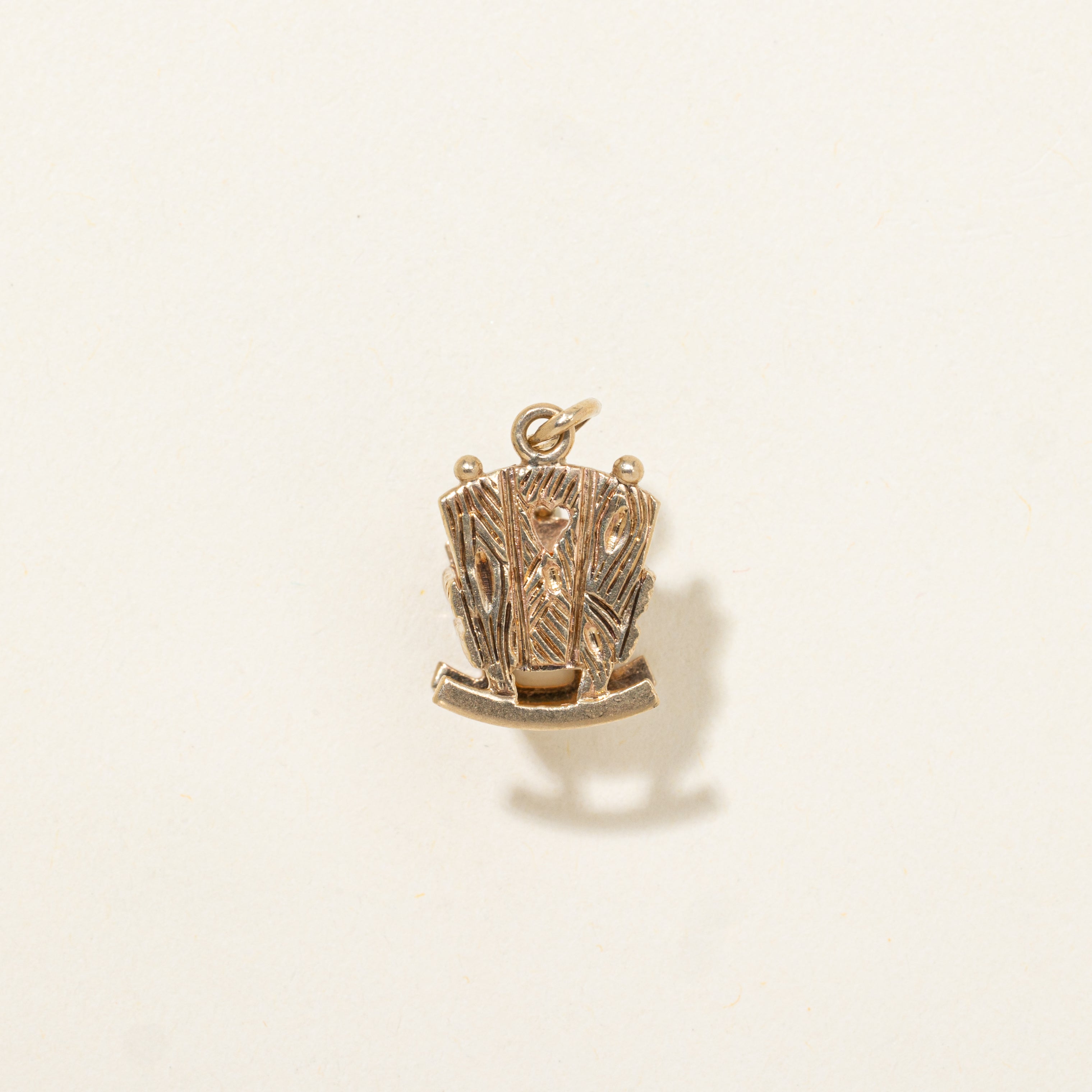 10k Yellow Gold Crib Charm