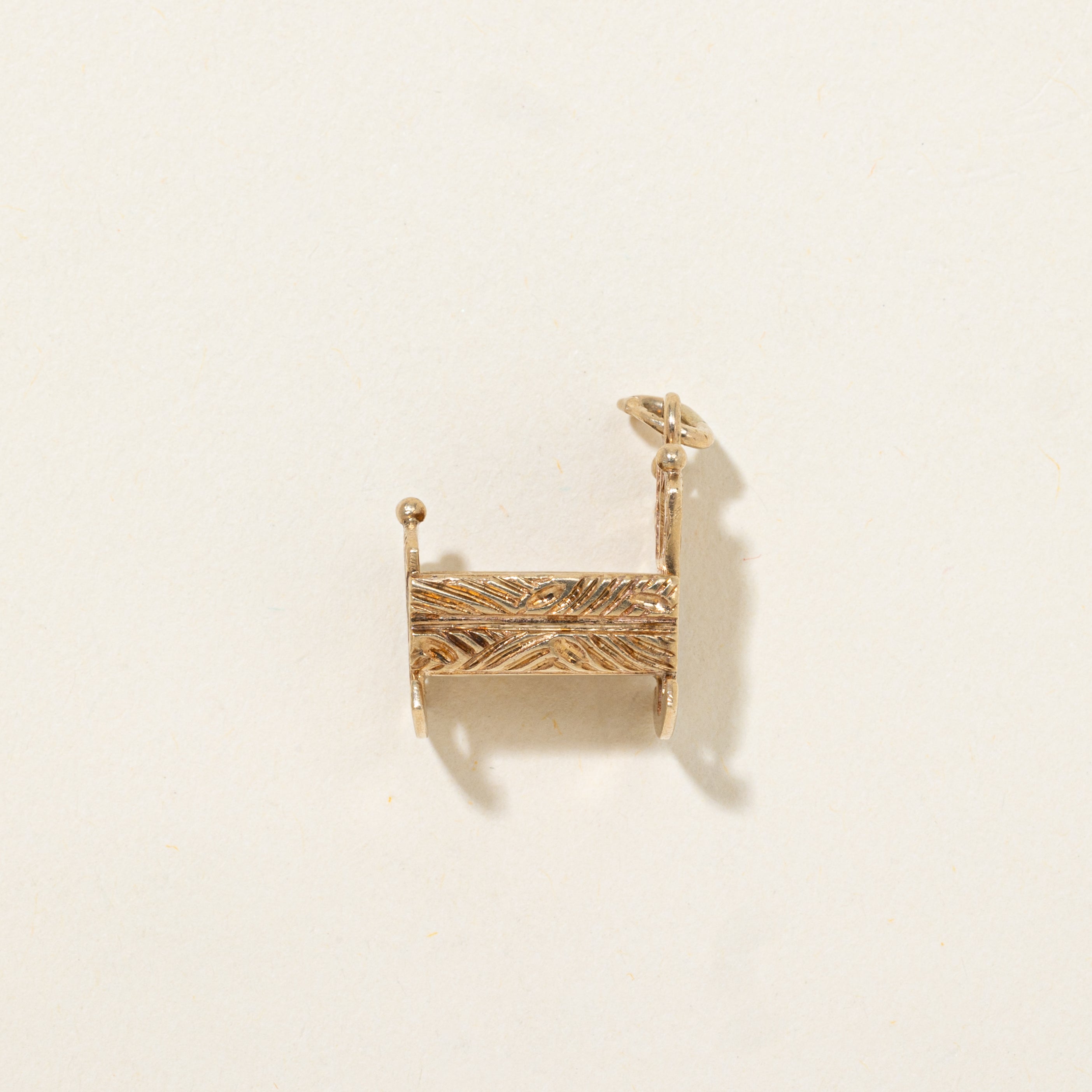 10k Yellow Gold Crib Charm