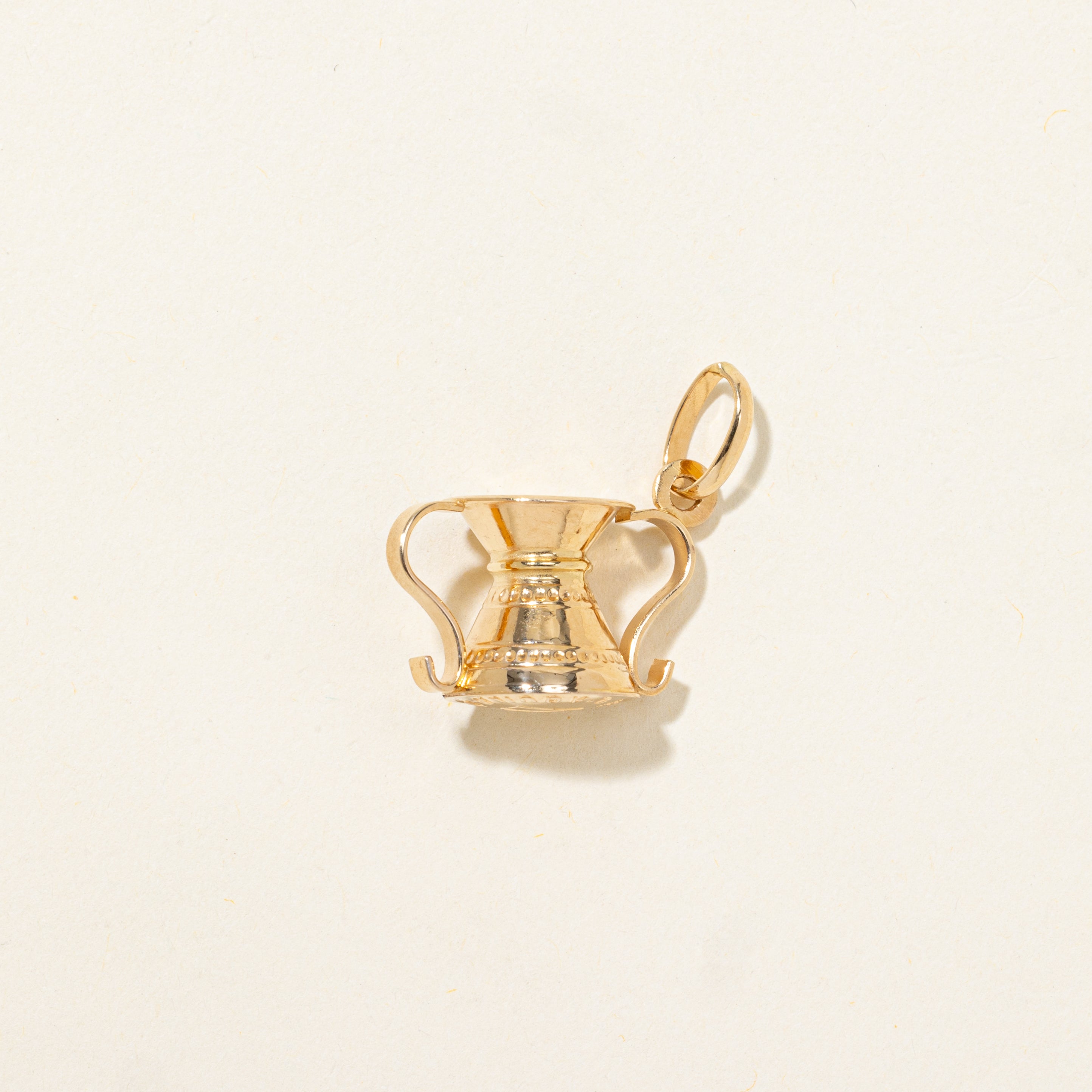 Vintage Italian 18k Yellow Gold Chalice Charm