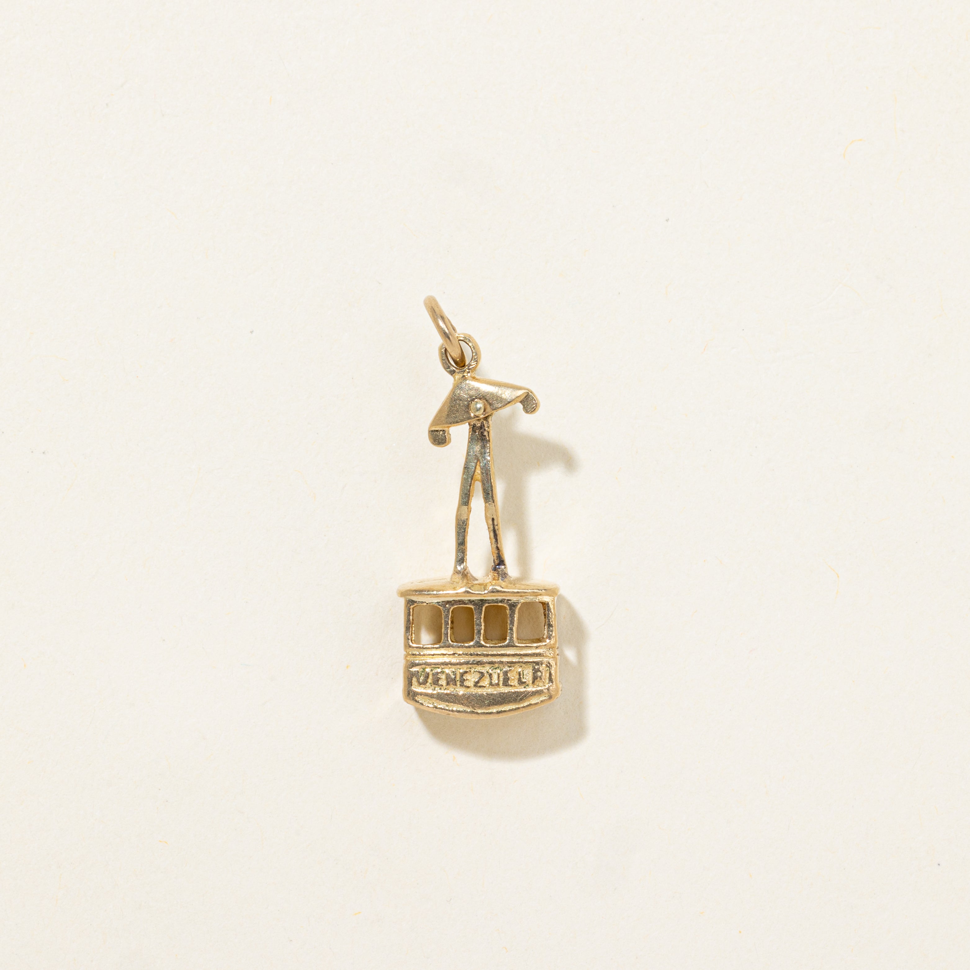10k Yellow Gold Venezuelan Gondola Charm