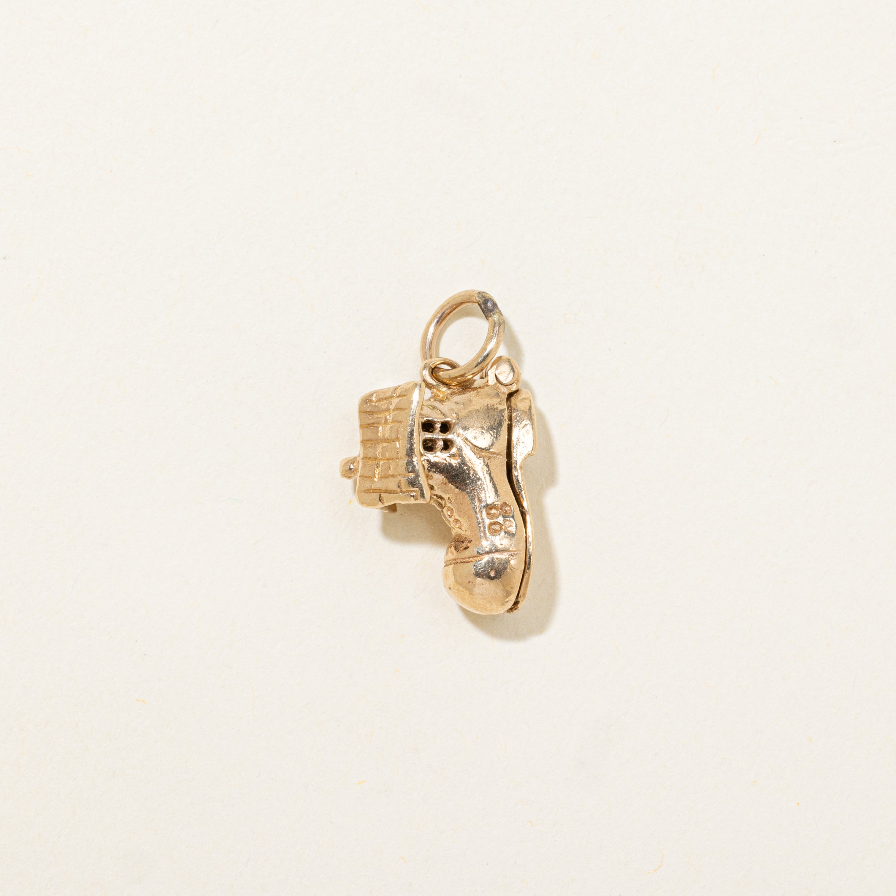 9k Yellow Gold "There Was an Old Woman Who Lived in a Shoe" Charm