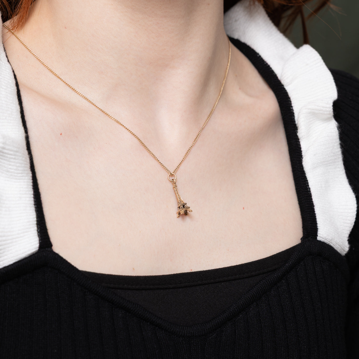 9K Eiffel Tower Charm