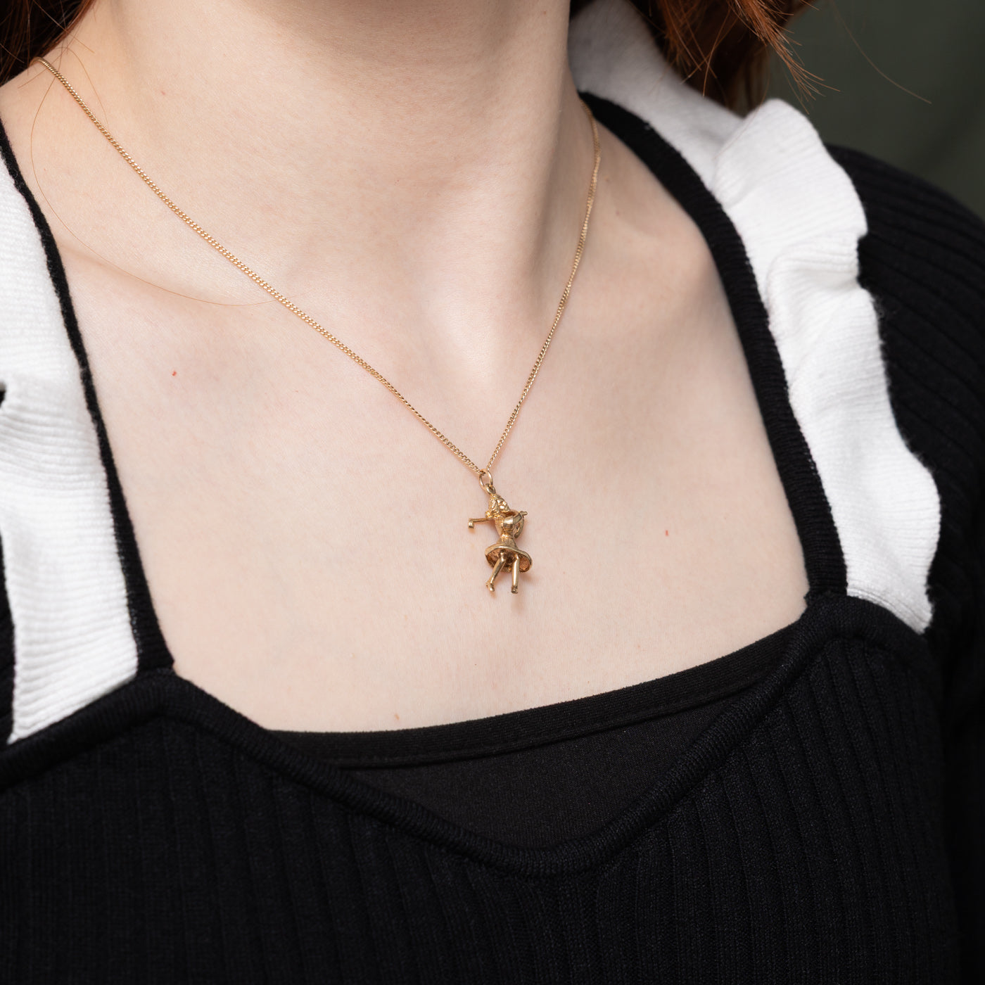 10K Girl Golfer Charm