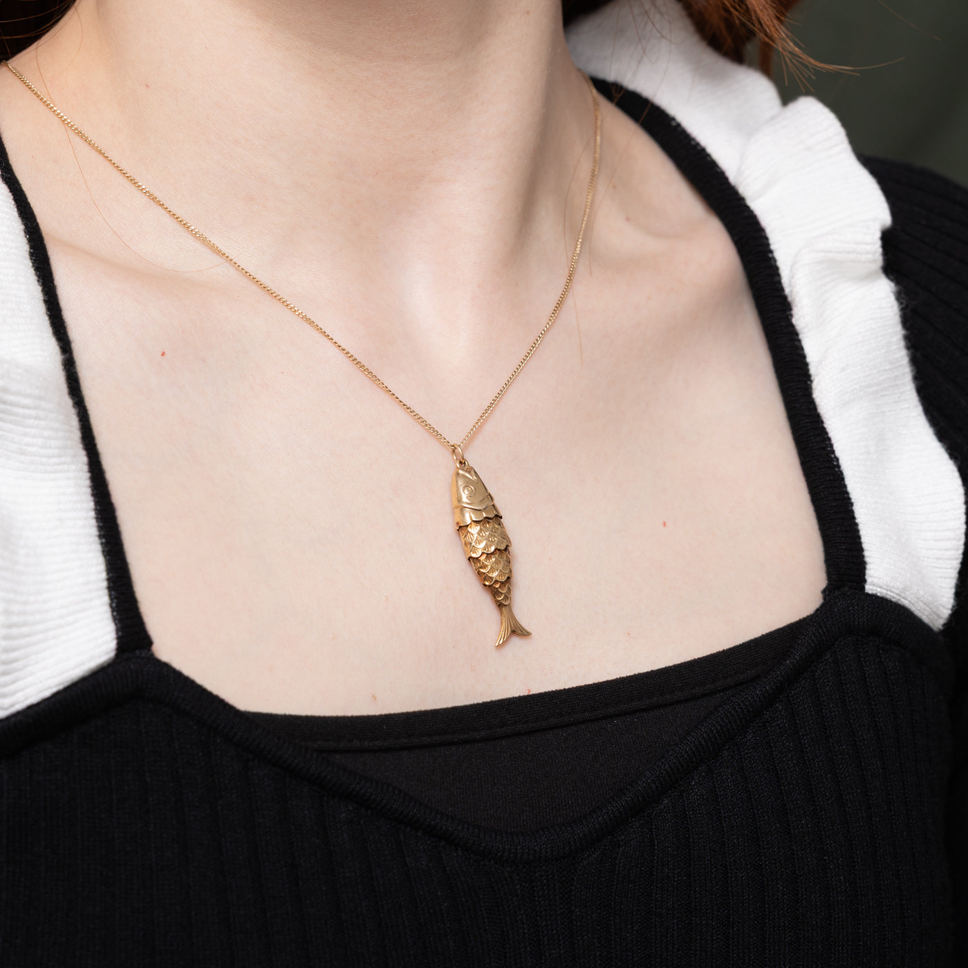 10K Articulated Fish Charm