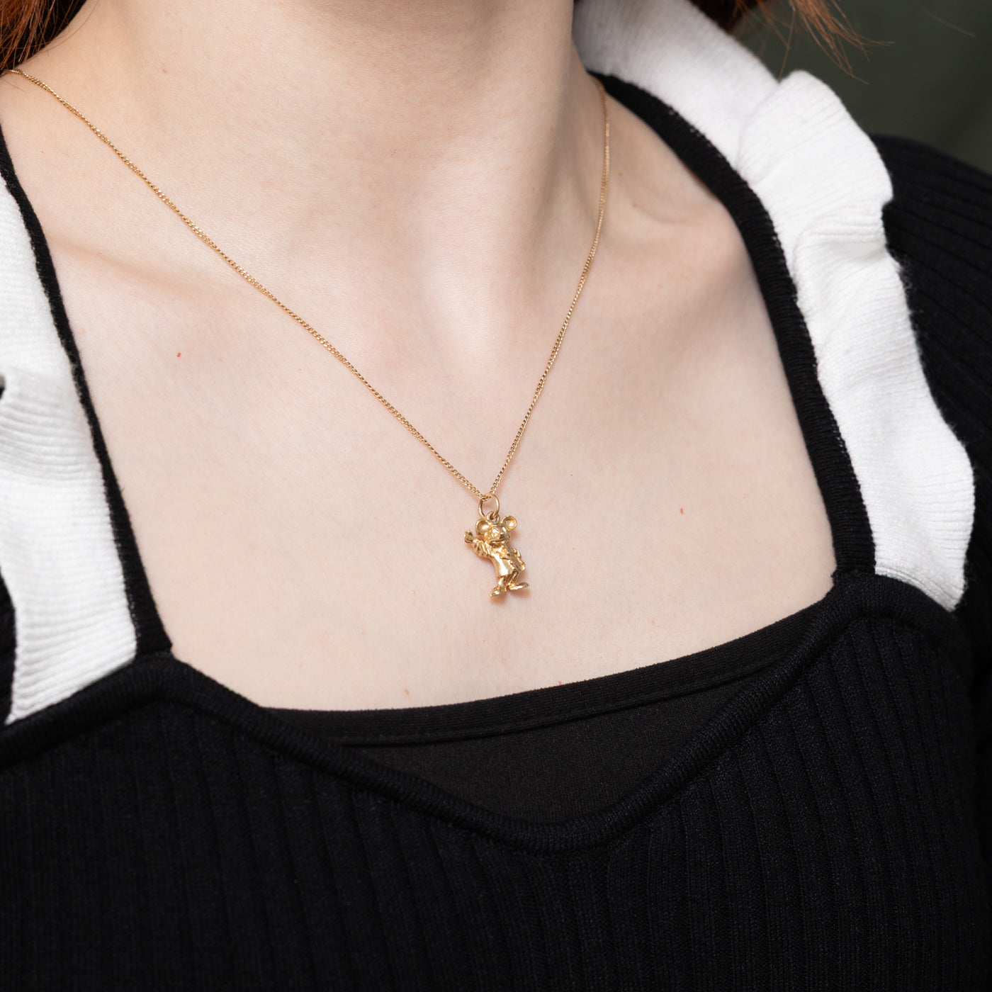 10K Mickey Mouse Charm