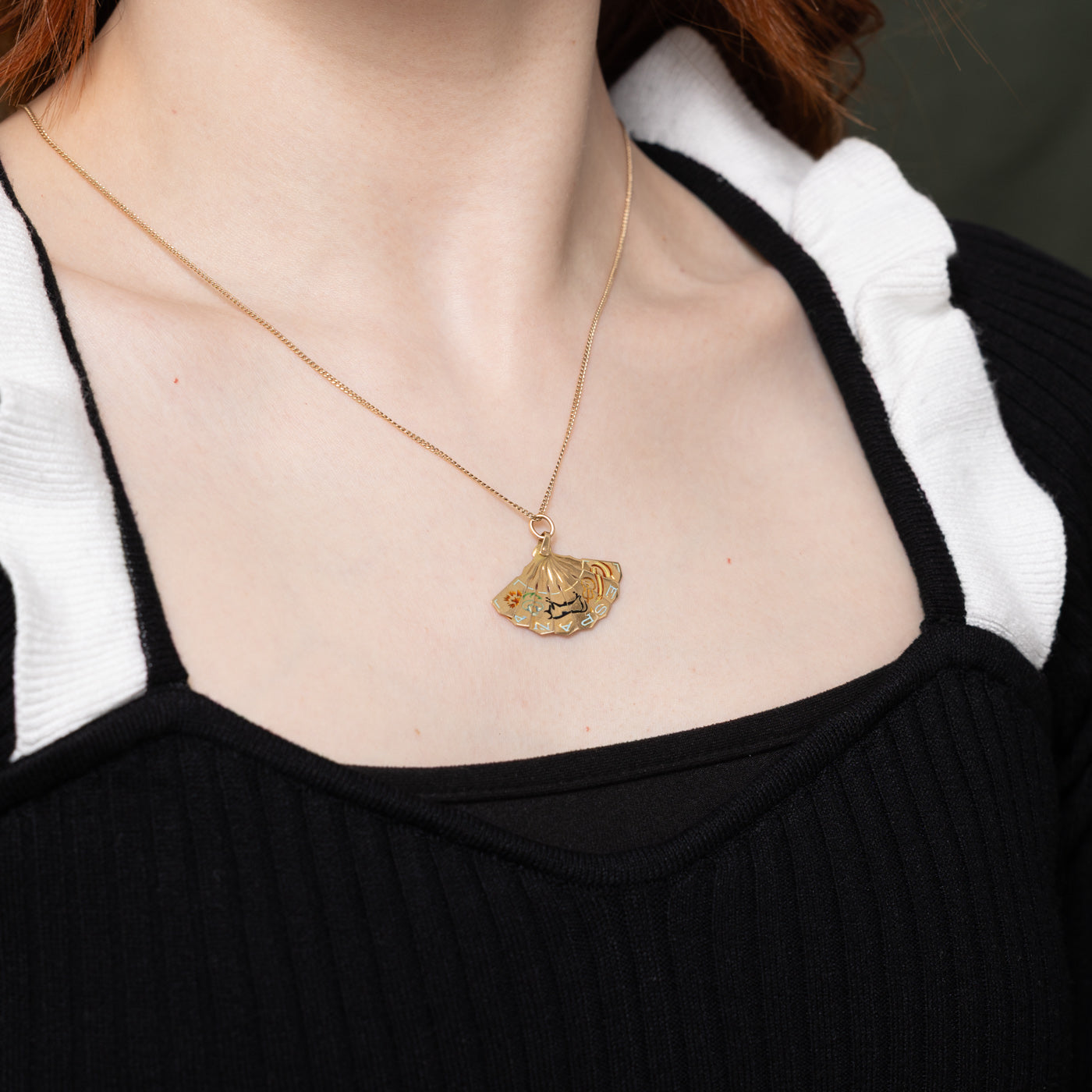 Kinetic "Espana" Fan Charm