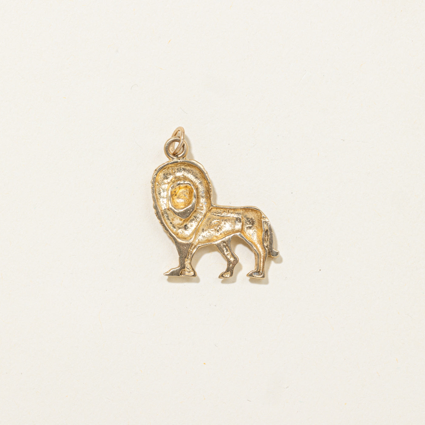 9K Yellow Gold Lion Pendant