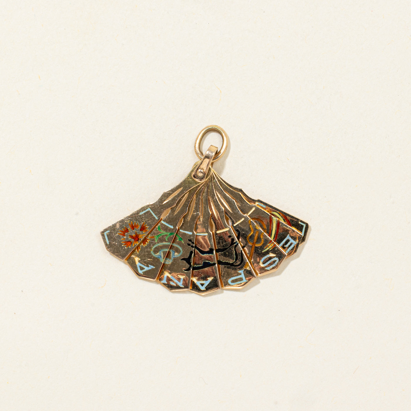 Kinetic "Espana" Fan Charm