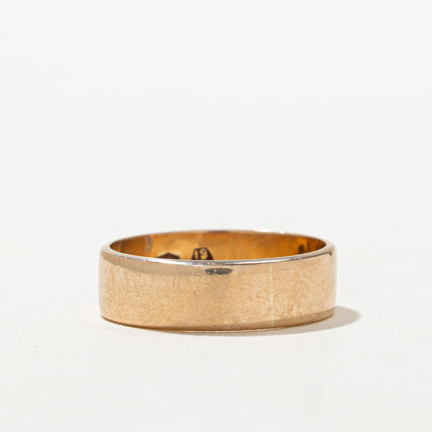 Polish 14K Yellow Gold Plain Band | 5.35mm | SZ 6.5|