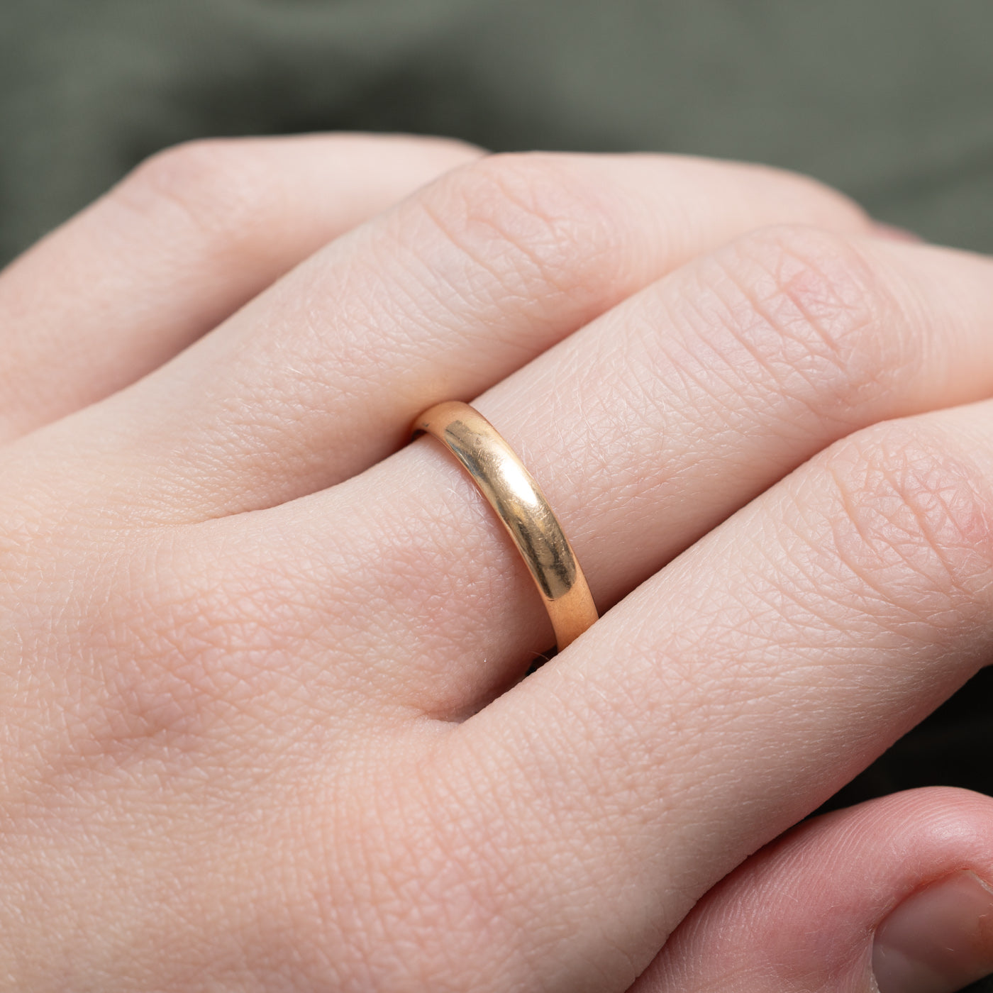 14K Yellow Gold Plain Band | 3.30mm | SZ 7