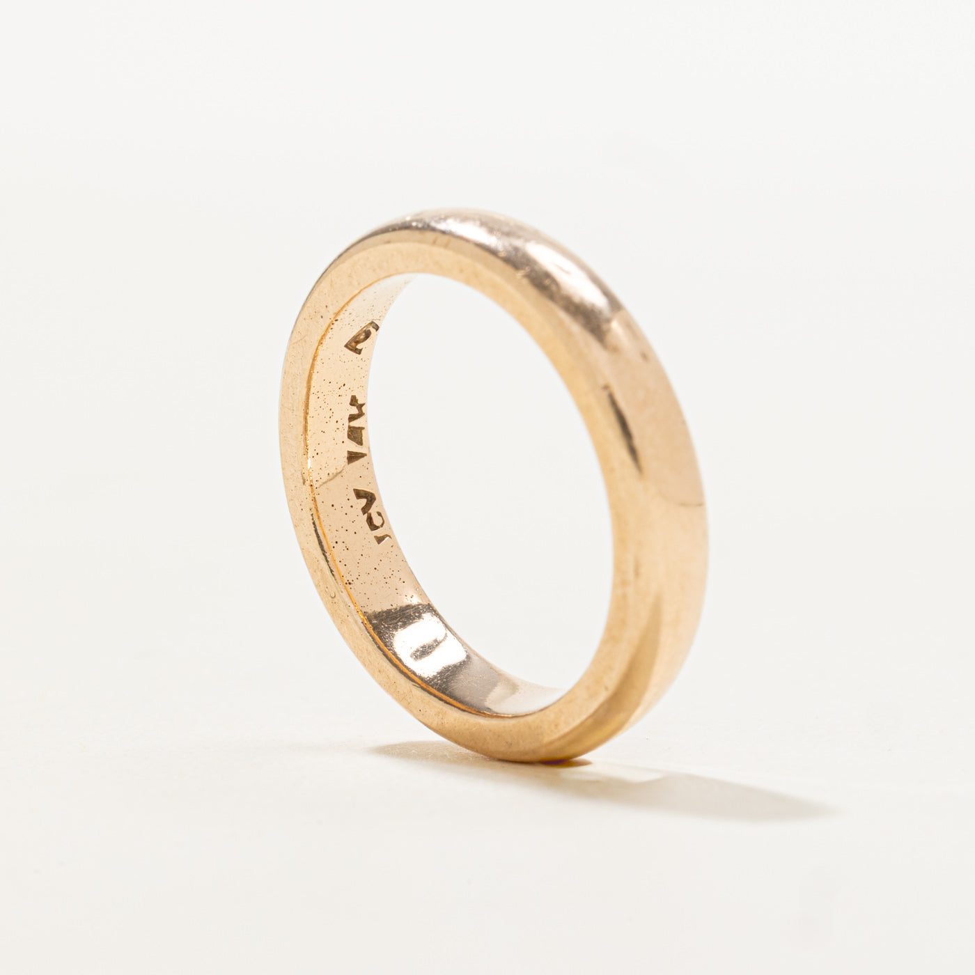 14K Rose Gold Plain Band | 3.50mm | SZ 6.25