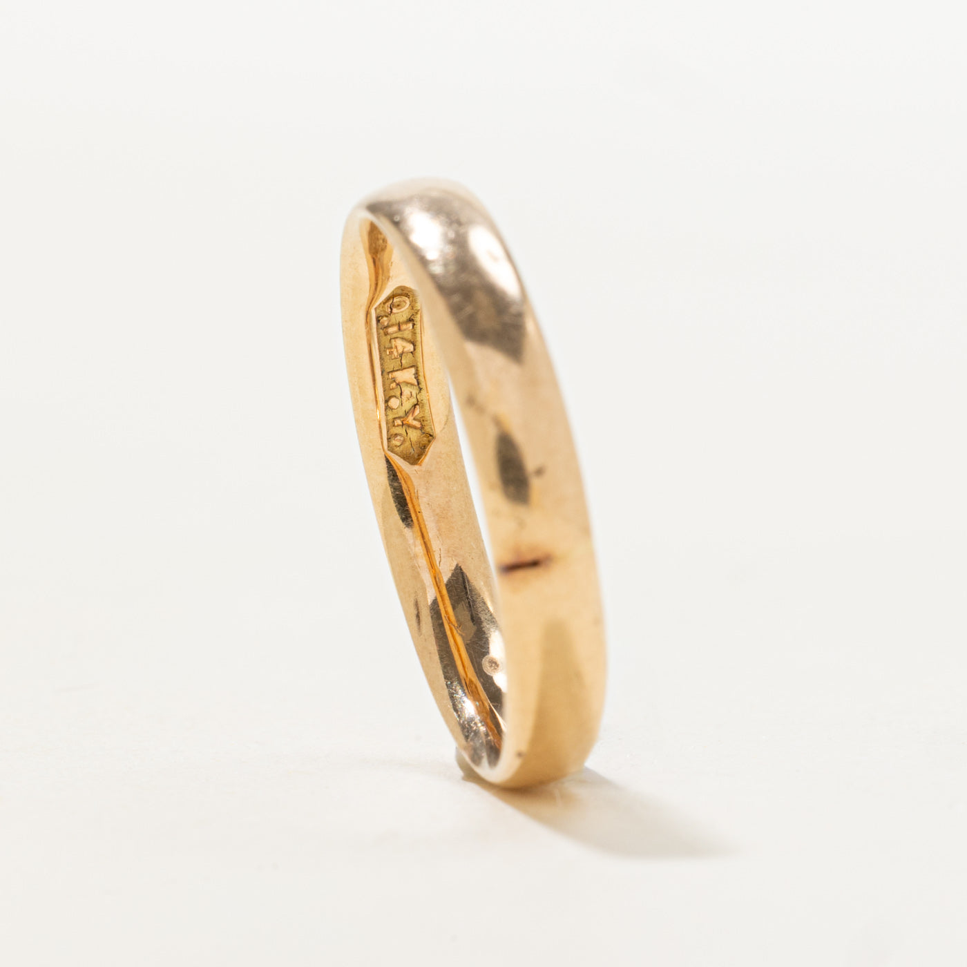 14K Yellow Gold Plain Band | 3.30mm | SZ 7
