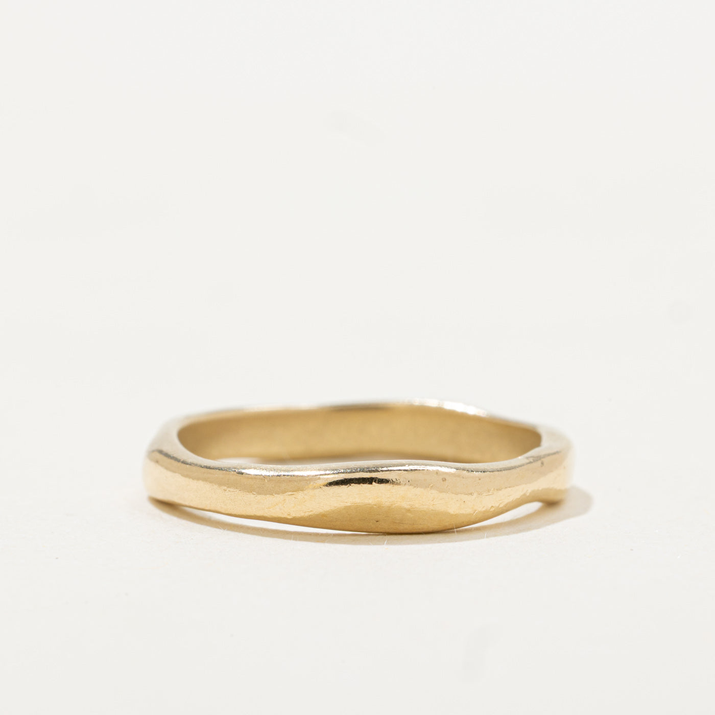 14K Wavy Organic Band | 2.75mm | SZ 4.5