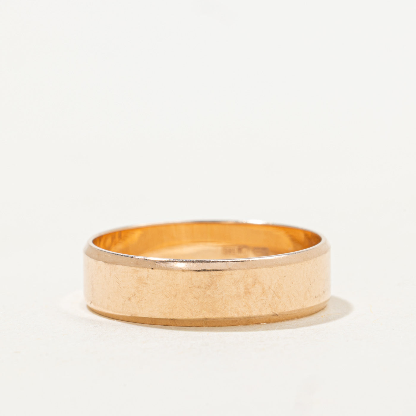 14K Yellow Gold Plain Band | 7.25mm | SZ 7.25