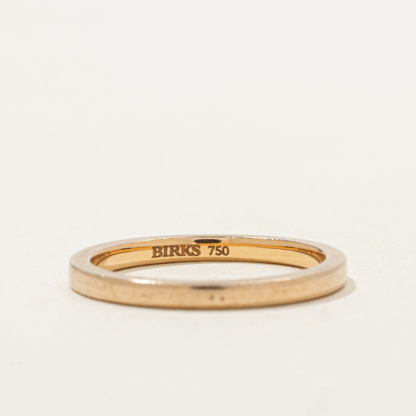 'Birks' 18k Yellow Gold Stacking Band | 1.80mm | SZ 6