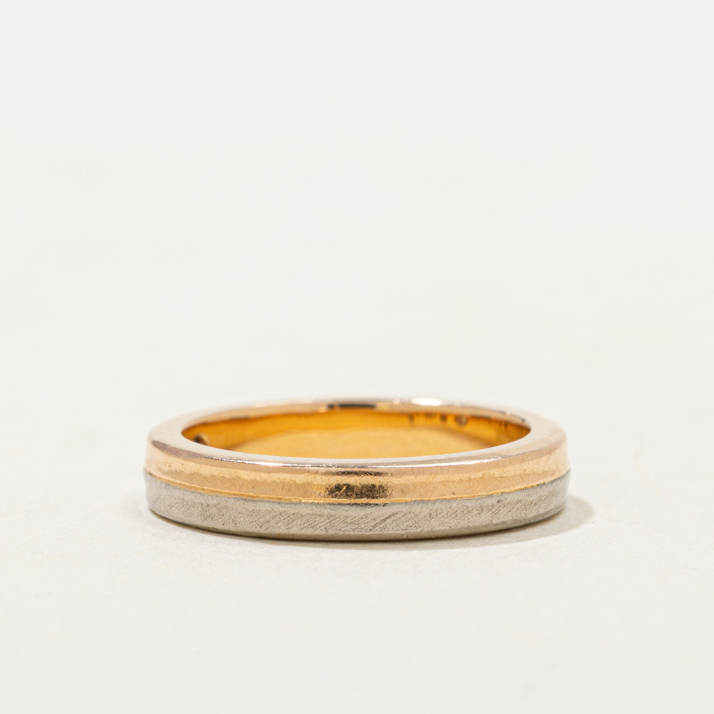 18K Two Tone Gold Stacked Band | 2.95mm | SZ 1.75